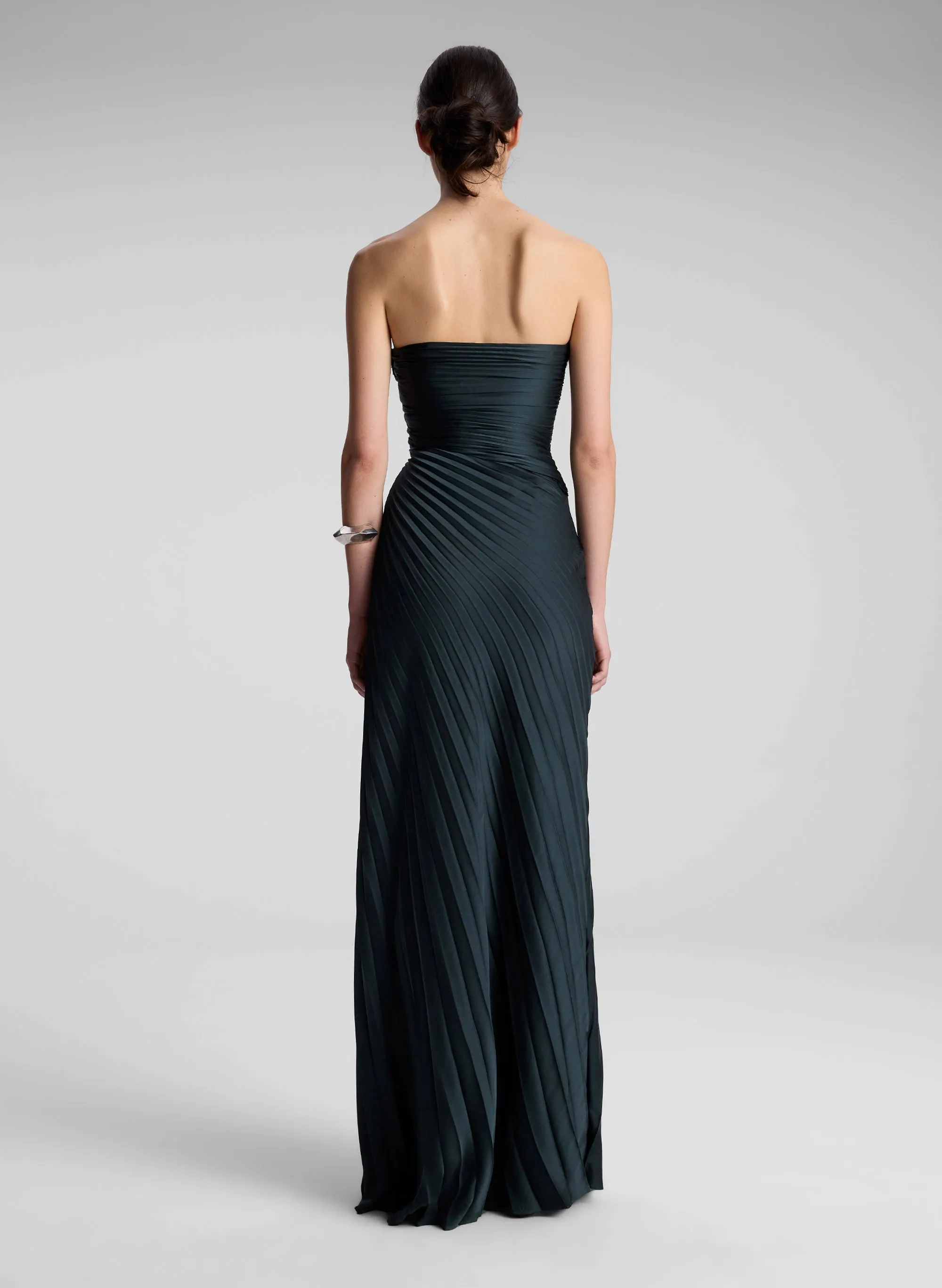 Regal Maxi Dress Sheike Bianca Strapless Pleated Maxi Dress Parallel