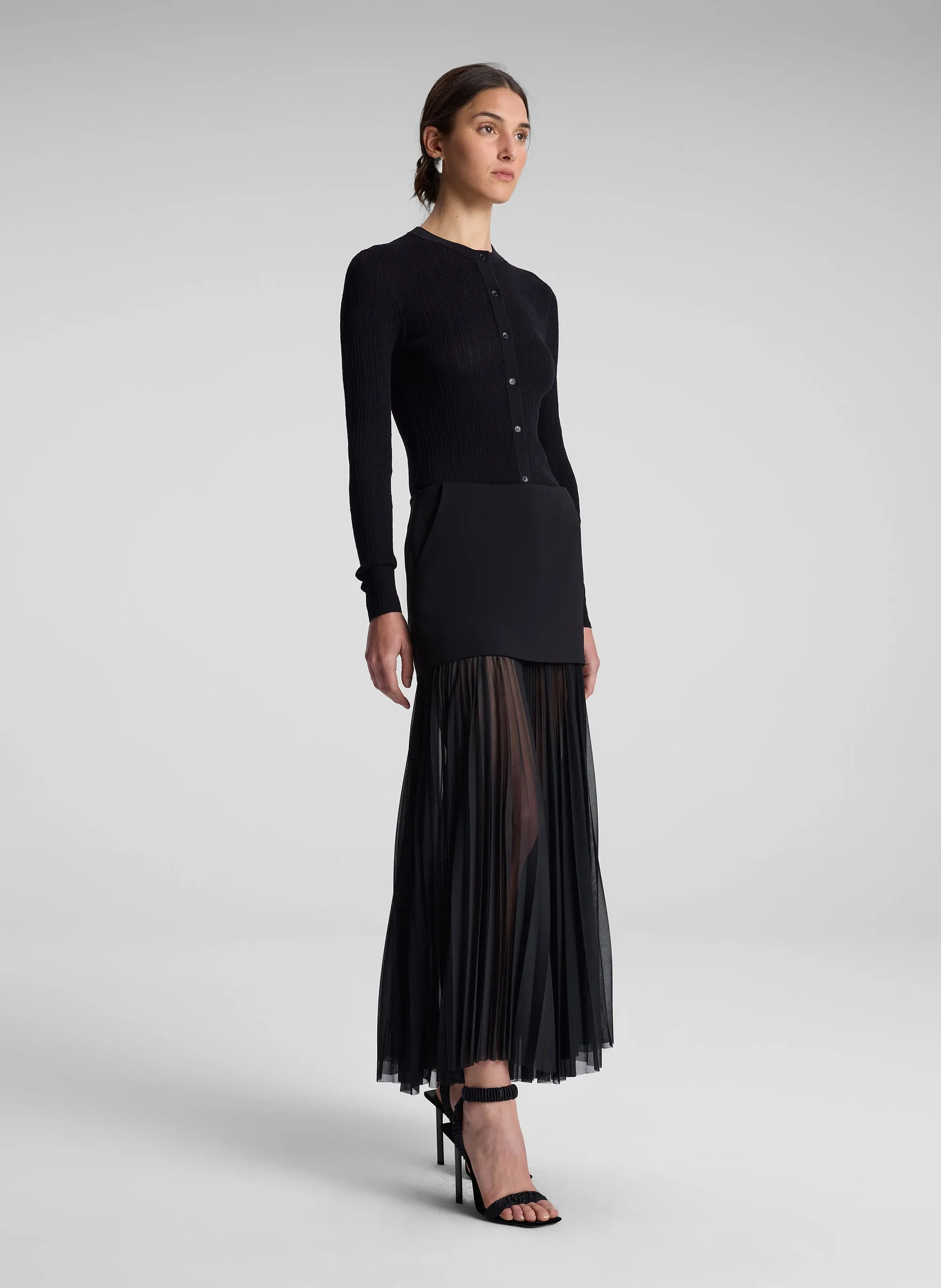 Willa Pleated Maxi Skirt sold by A.L.C. product image thumbnail 4