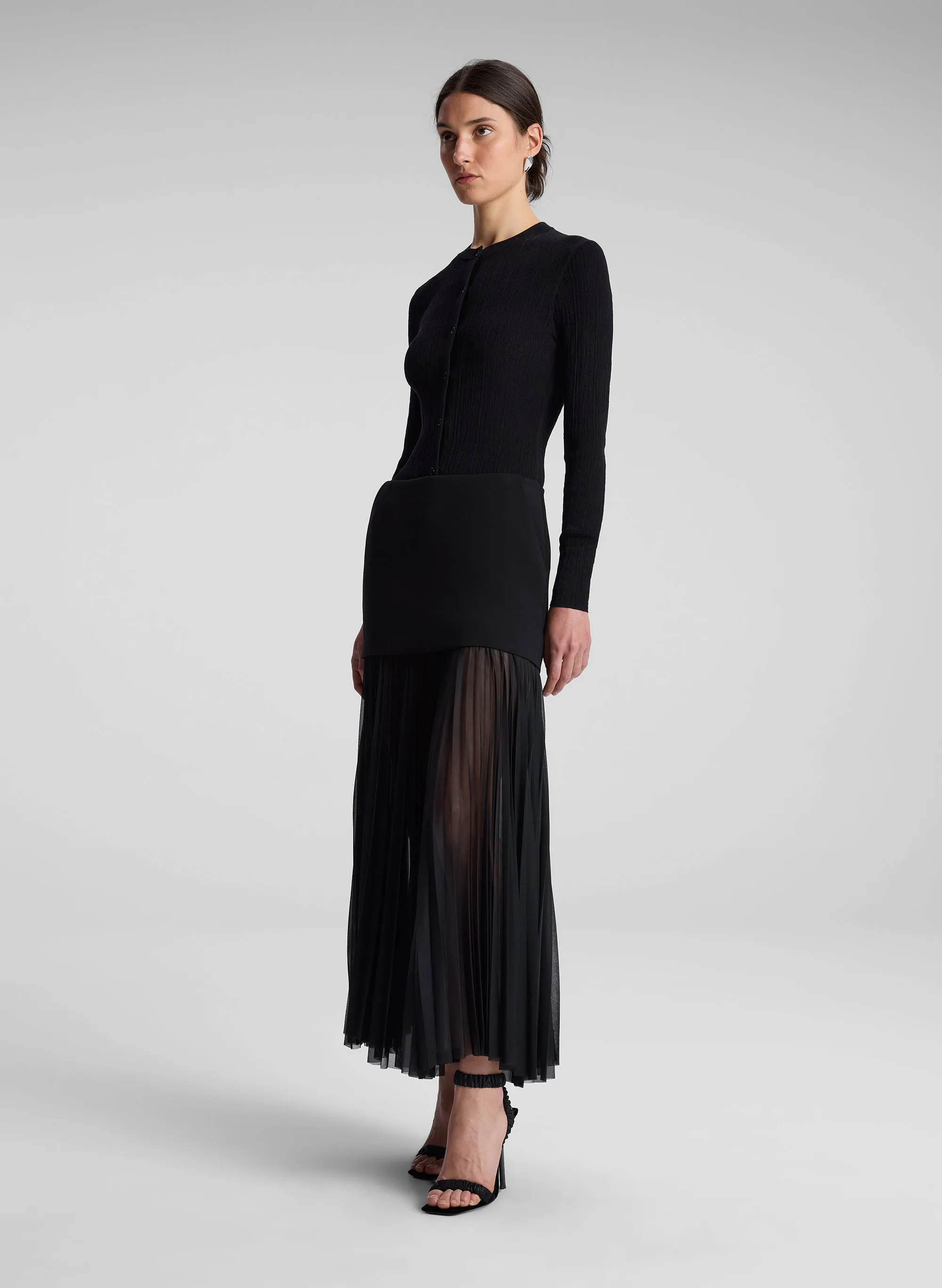 Willa Pleated Maxi Skirt sold by A.L.C. product image thumbnail 3