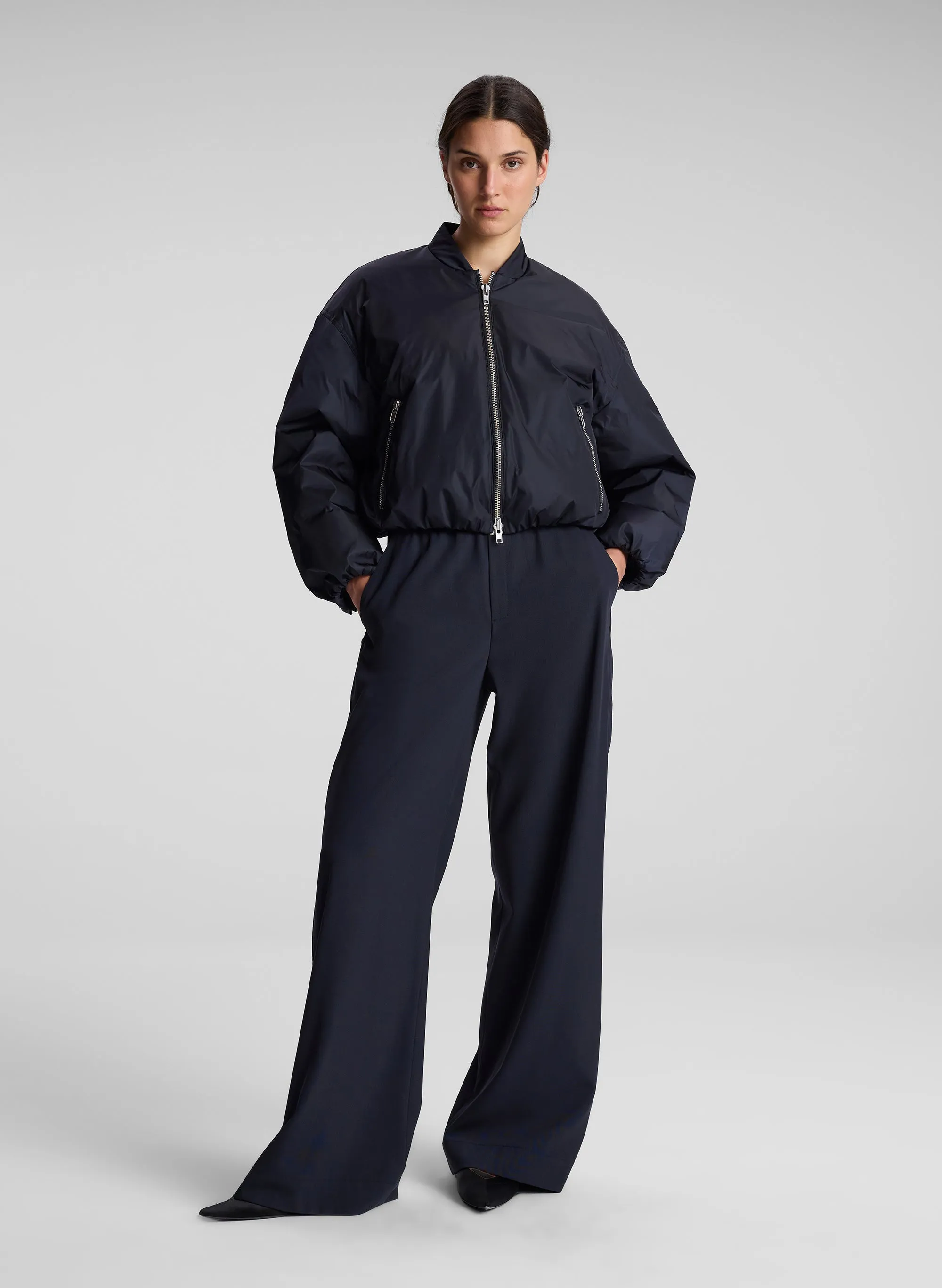 Zane Nylon Bomber Jacket sold by A.L.C.