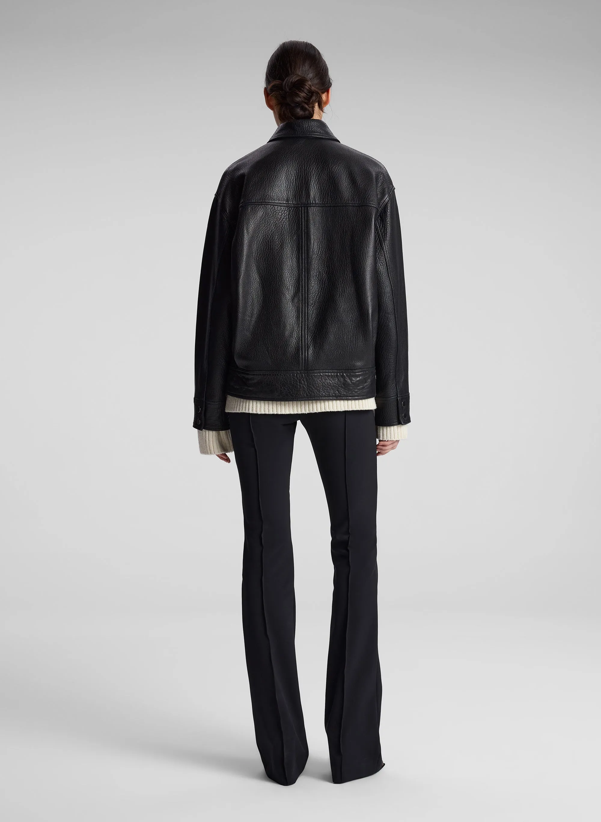 Olive Leather Jacket sold by A.L.C. product image thumbnail 5