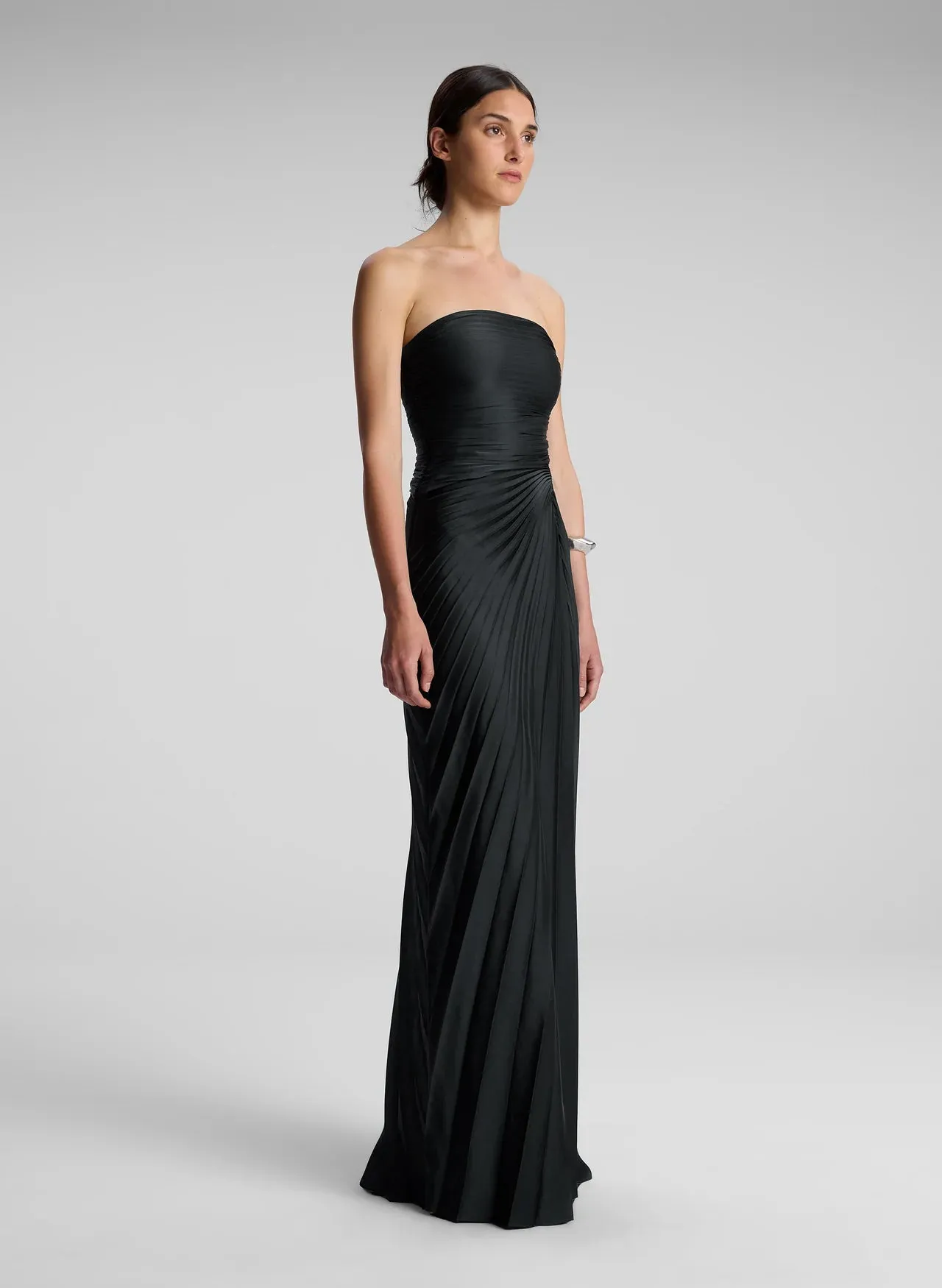 Bianca Strapless Pleated Maxi Dress sold by A.L.C. product image thumbnail 2