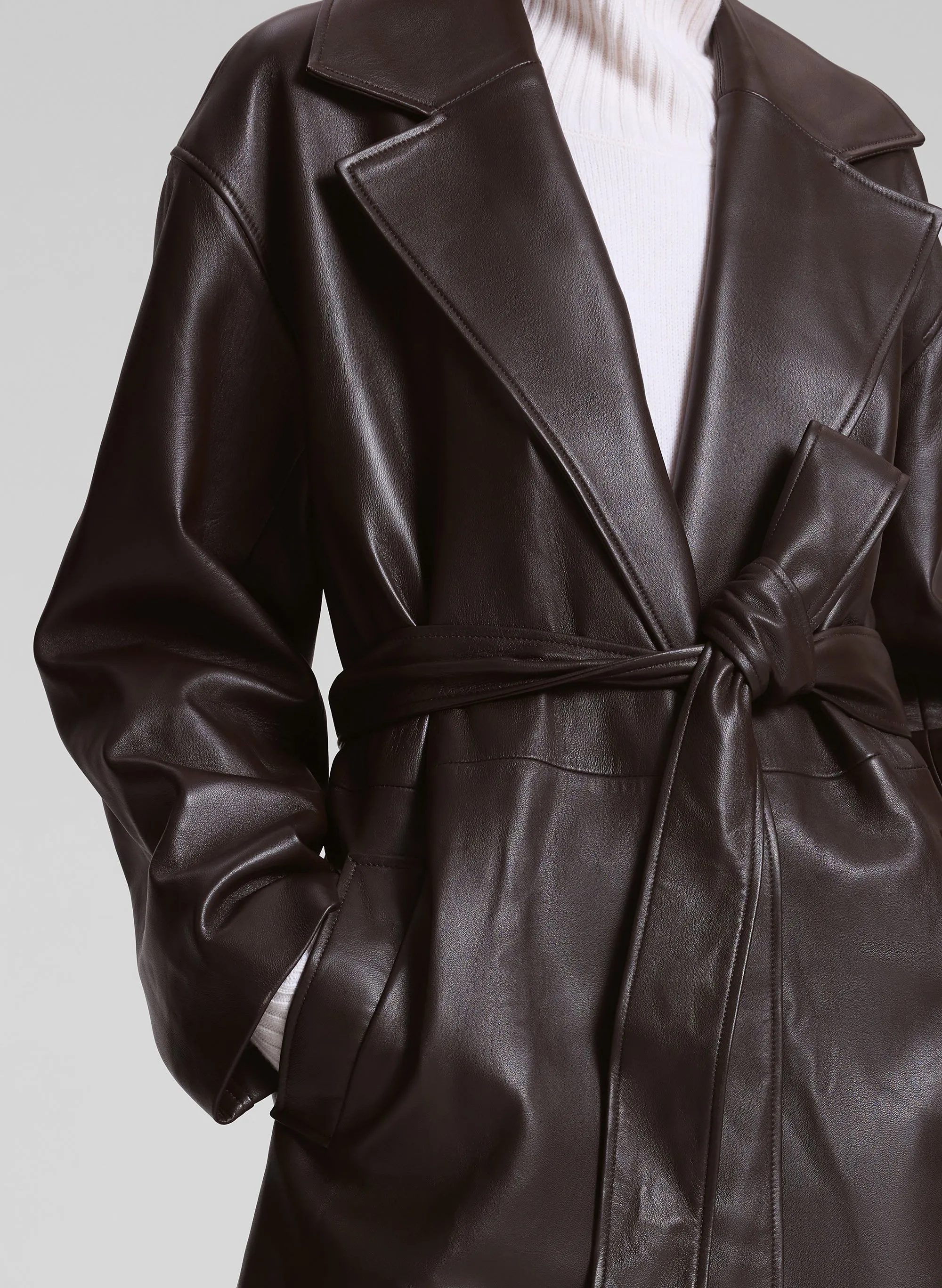Jax Leather Coat sold by A.L.C. product image thumbnail 2