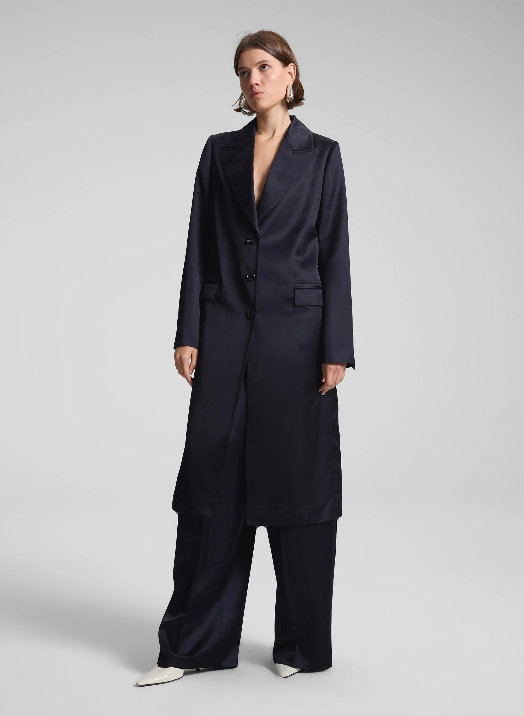 Jude Satin Coat sold by A.L.C. product image thumbnail 4