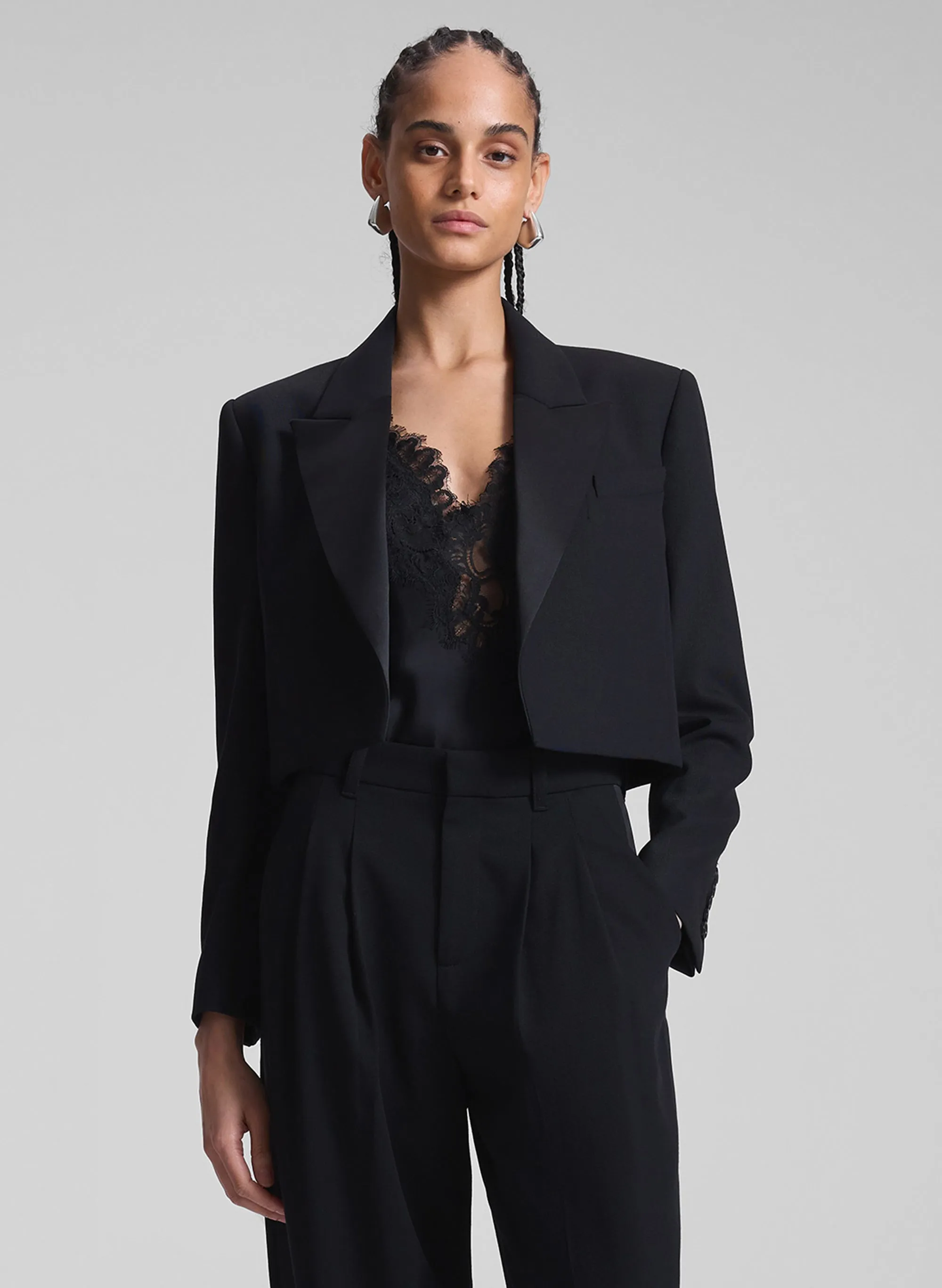 Anderson Cropped Tux Jacket sold by A.L.C.