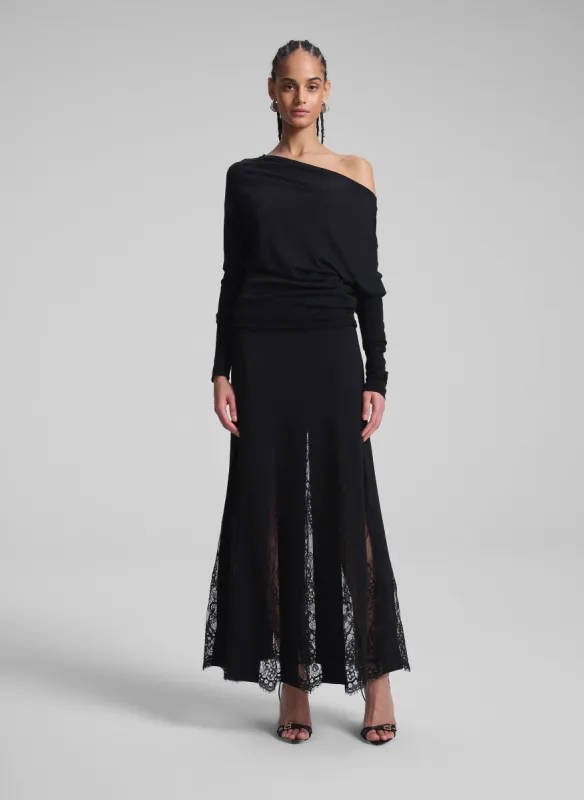 Mira Lace Midi Skirt made by A.L.C.