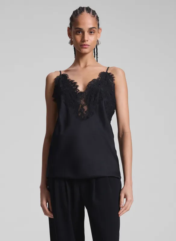Lennon Satin and Lace Camisole Top made by A.L.C.