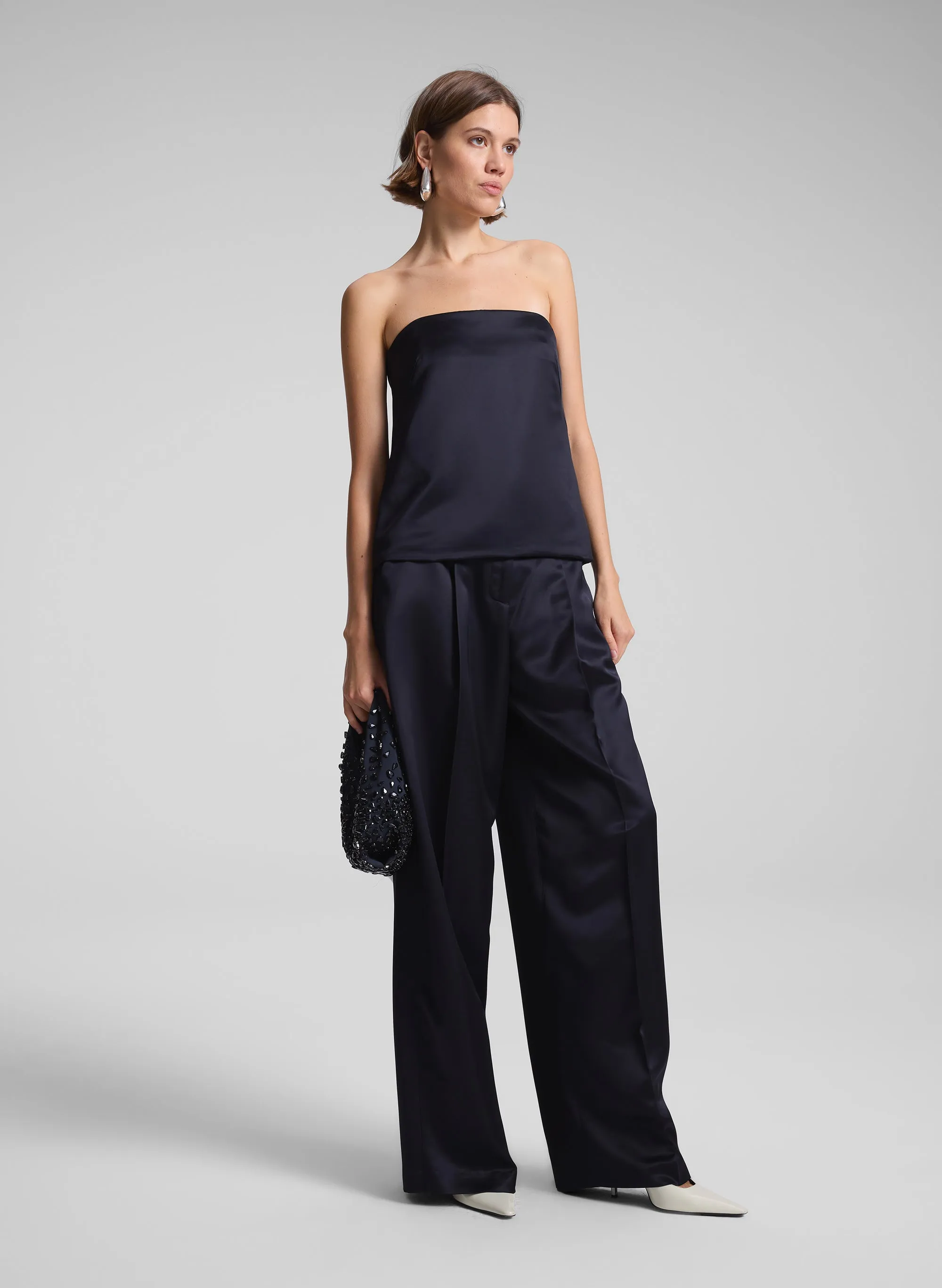 Ani Strapless Satin Top sold by A.L.C. product image thumbnail 3