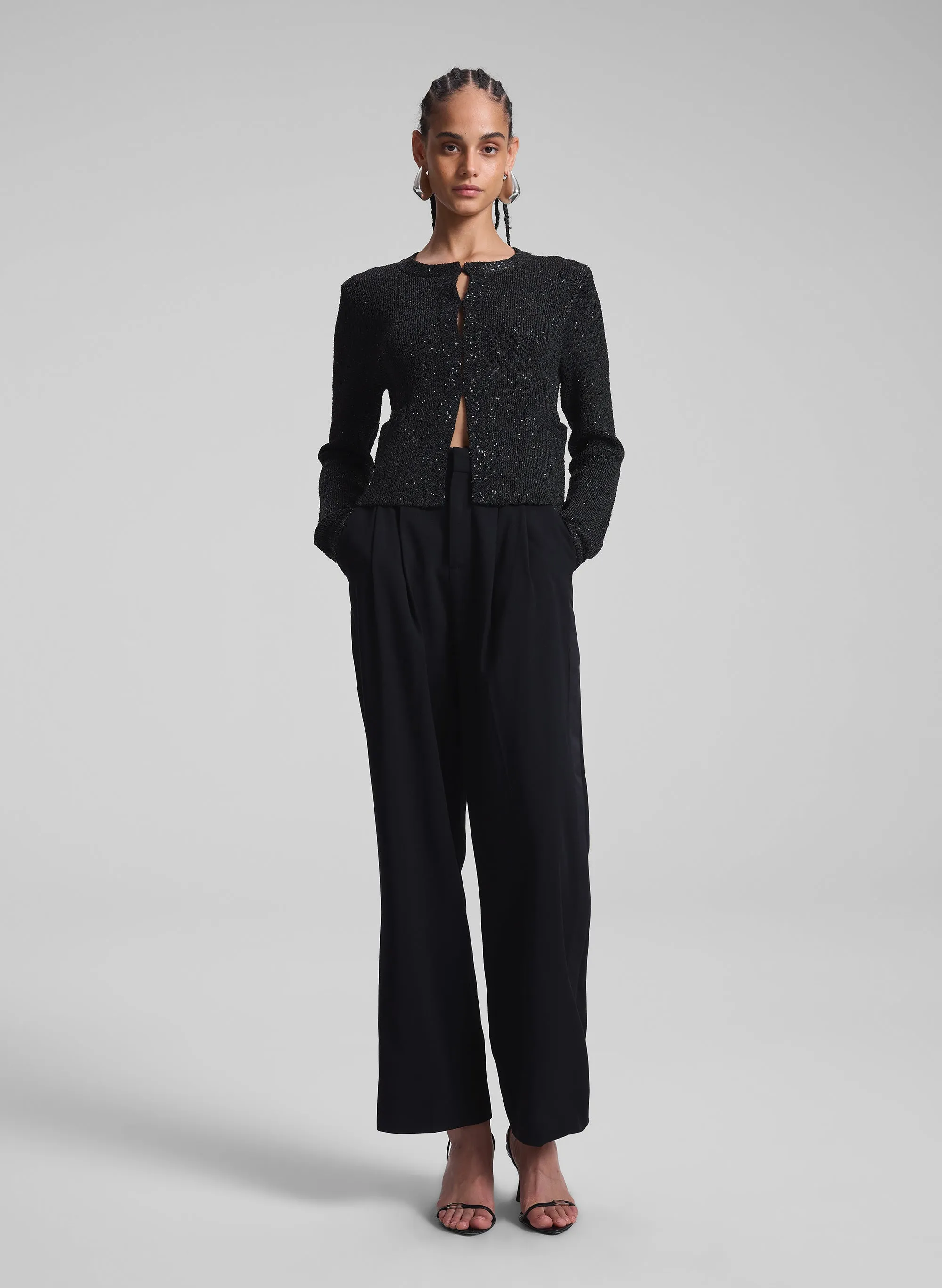 Meg Sequin Embellished Cardigan sold by A.L.C.