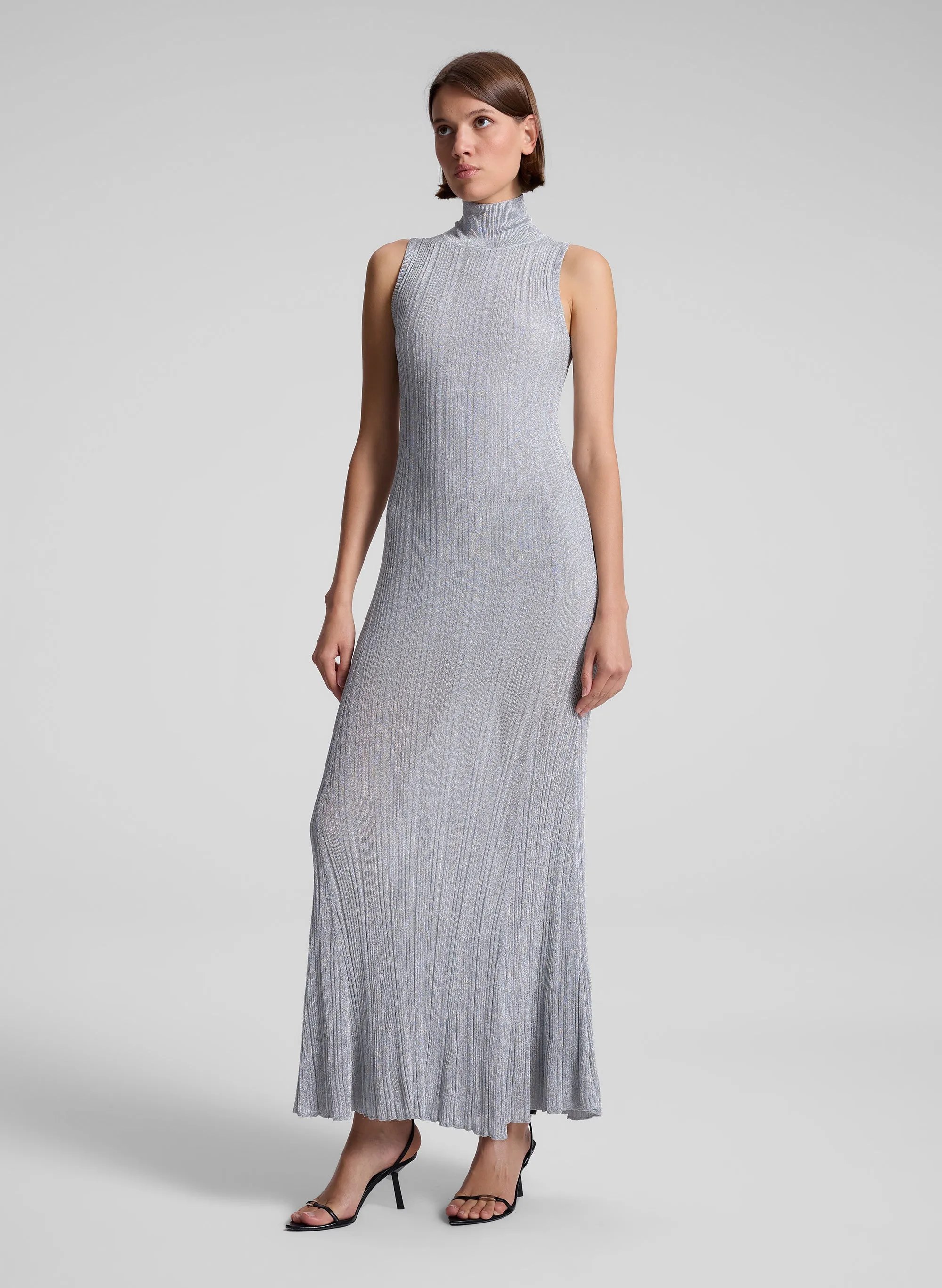 Arden Metallic Knit Maxi Dress sold by A.L.C. product image thumbnail 4