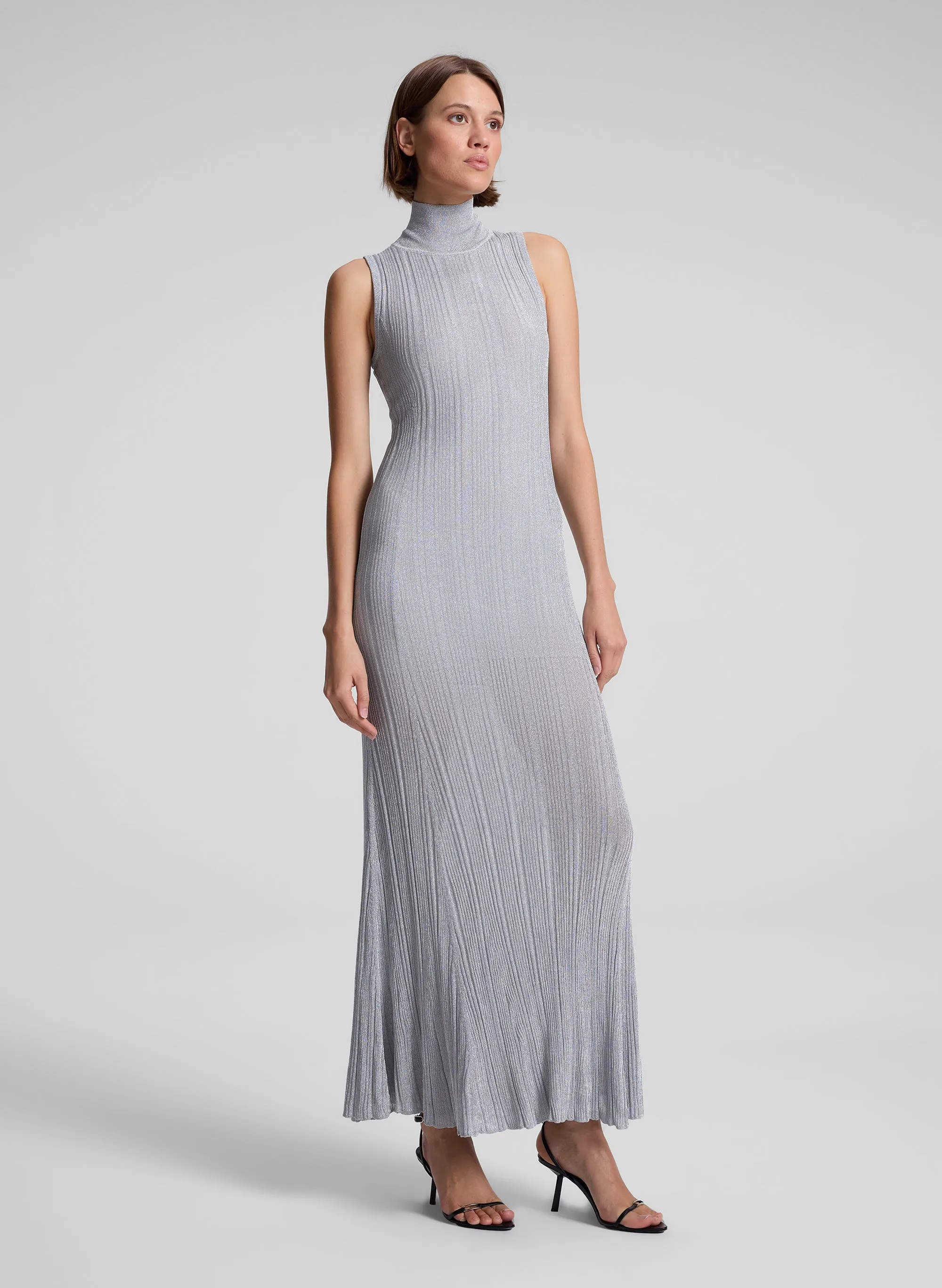 Arden Metallic Knit Maxi Dress sold by A.L.C. product image thumbnail 3