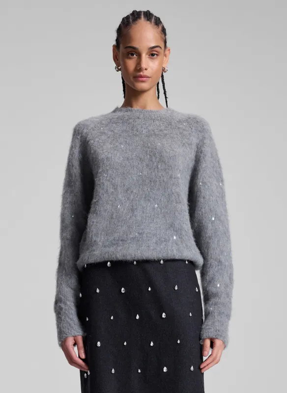 Frankie Wool Cashmere Embellished Sweater made by A.L.C.