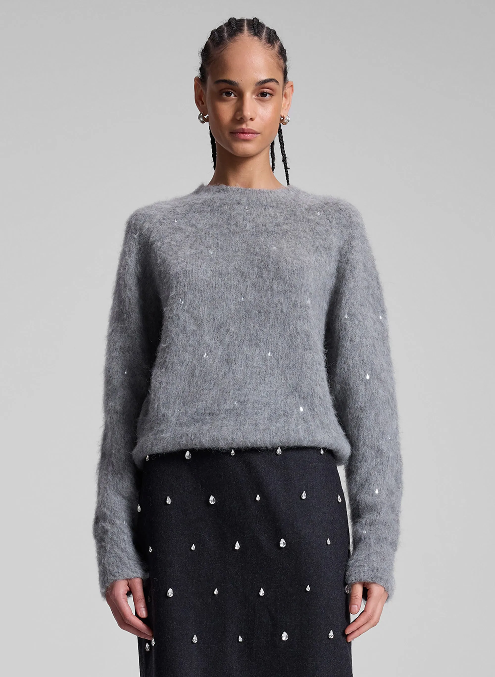 Frankie Wool Cashmere Embellished Sweater sold by A.L.C.
