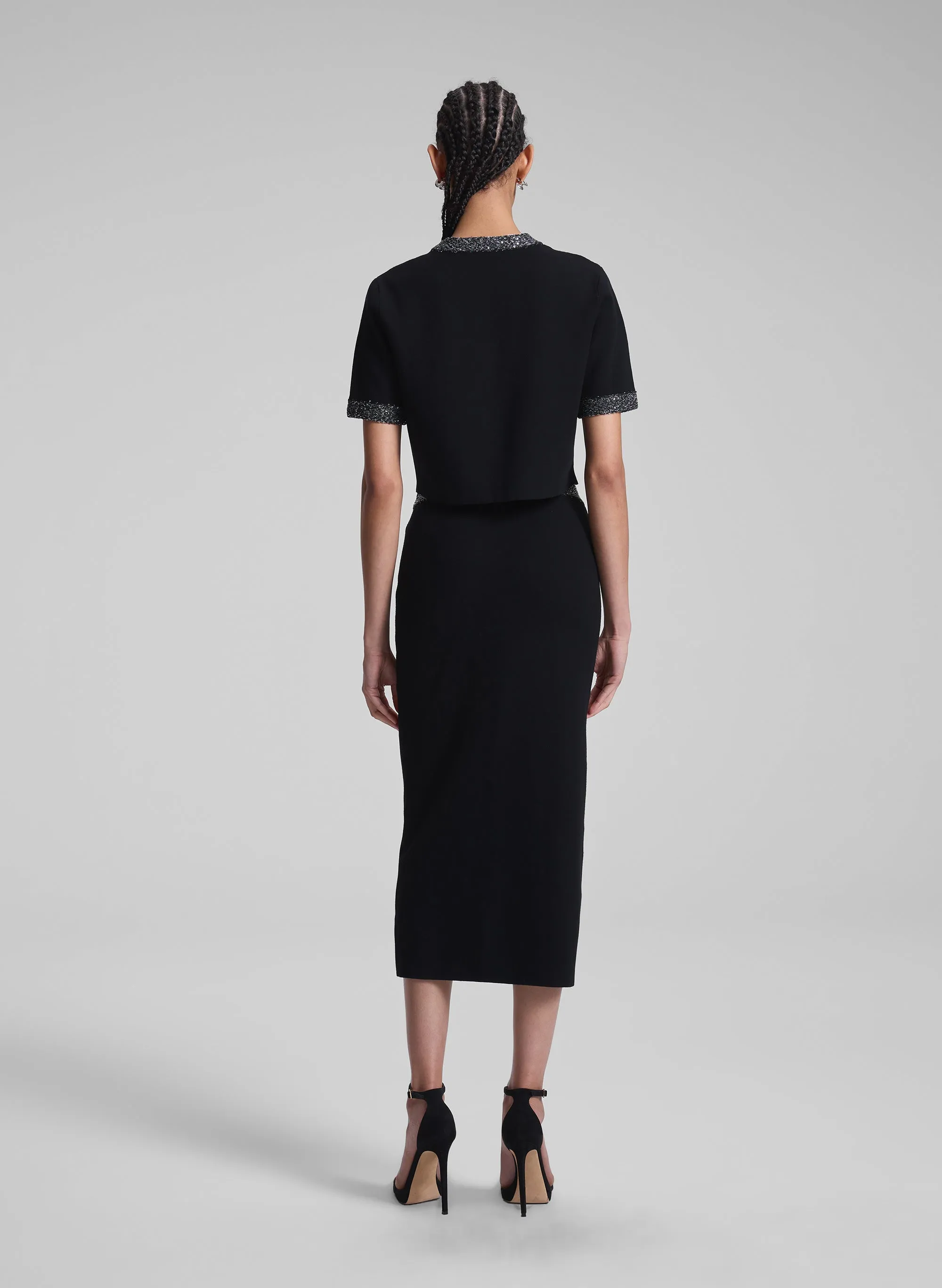 Jane Sequin Embellished Knit Midi Skirt sold by A.L.C. product image thumbnail 5