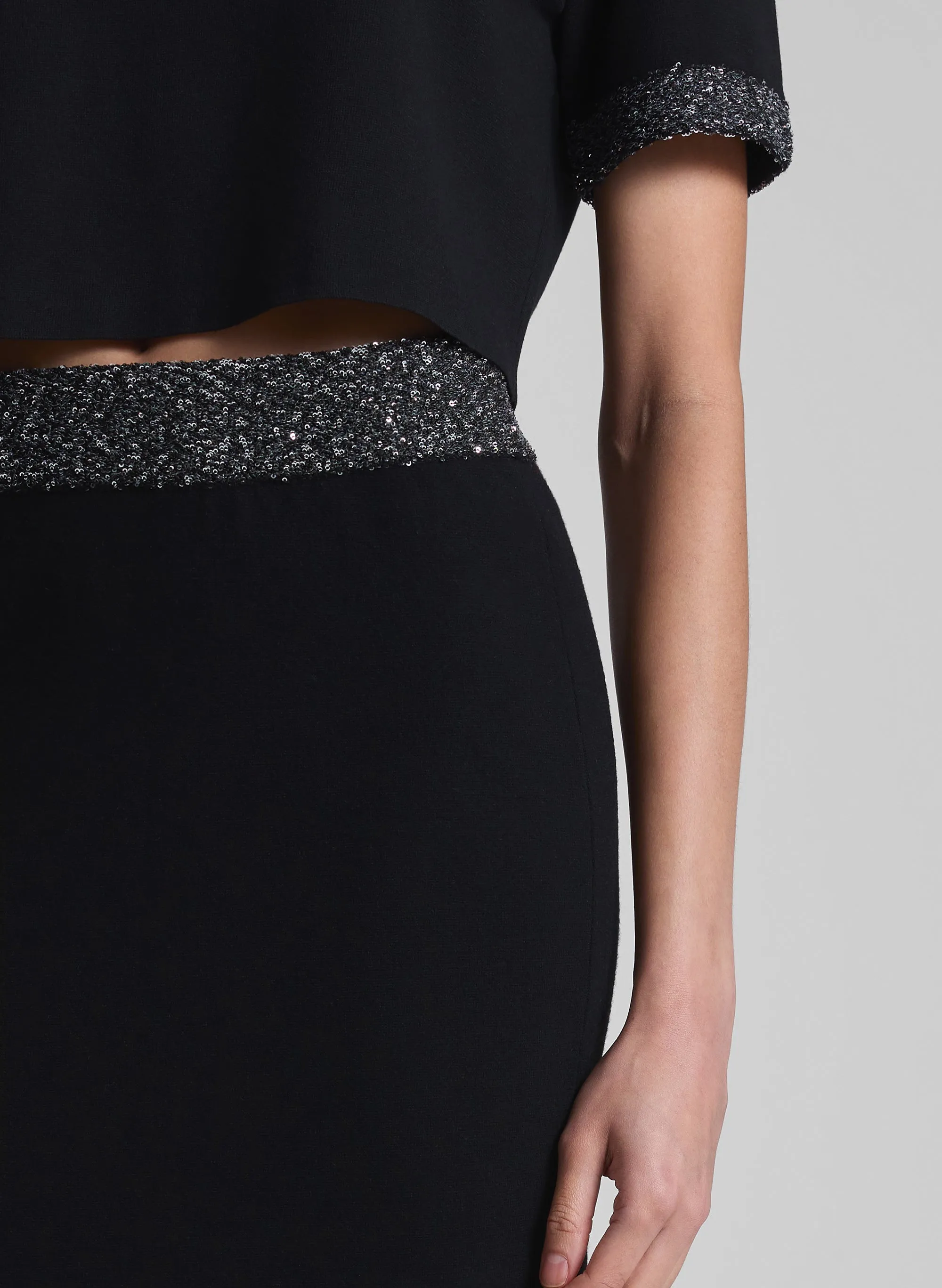 Jane Sequin Embellished Knit Midi Skirt sold by A.L.C. product image thumbnail 2