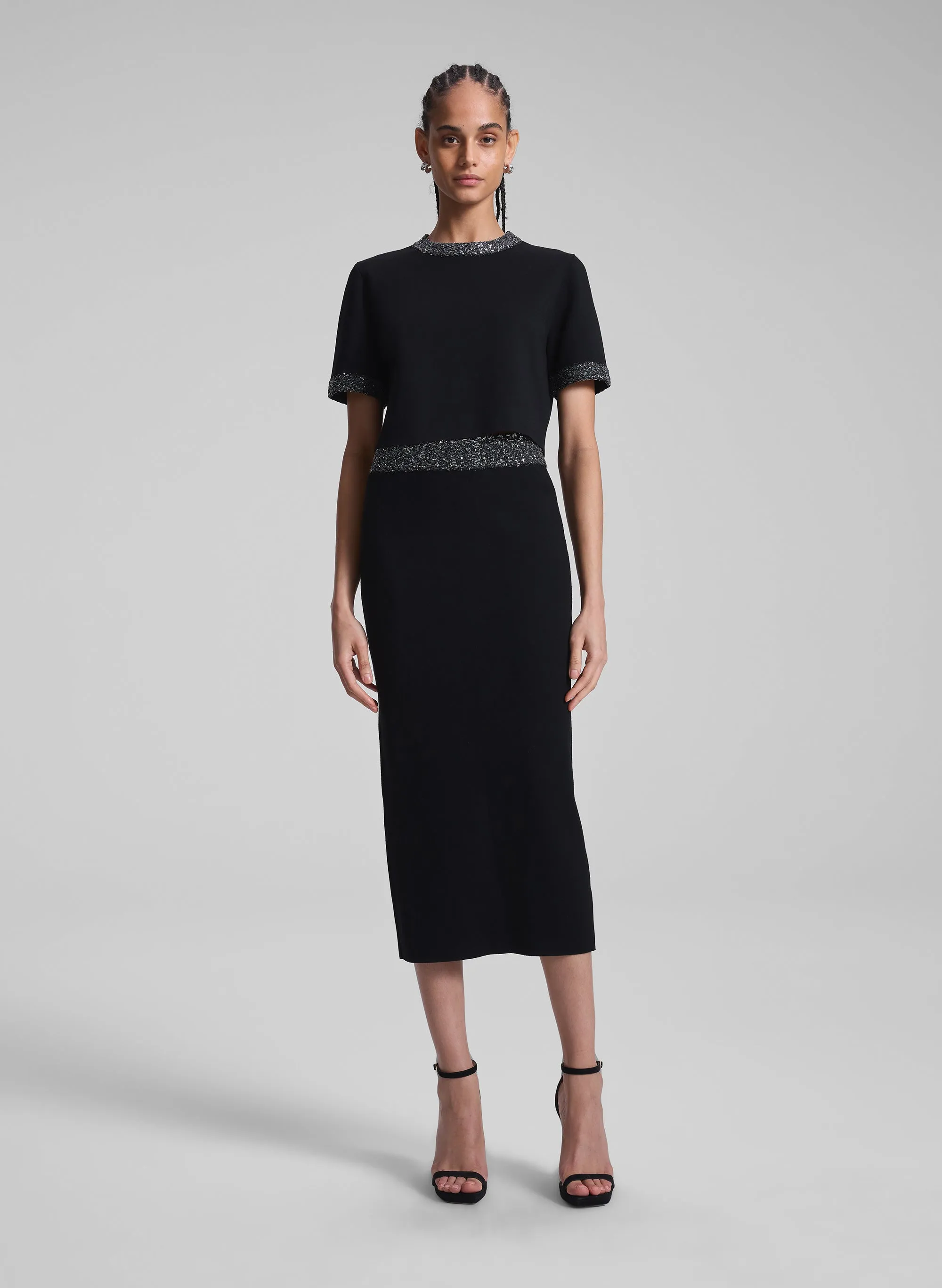 Jane Sequin Embellished Knit Midi Skirt sold by A.L.C. product image thumbnail 4