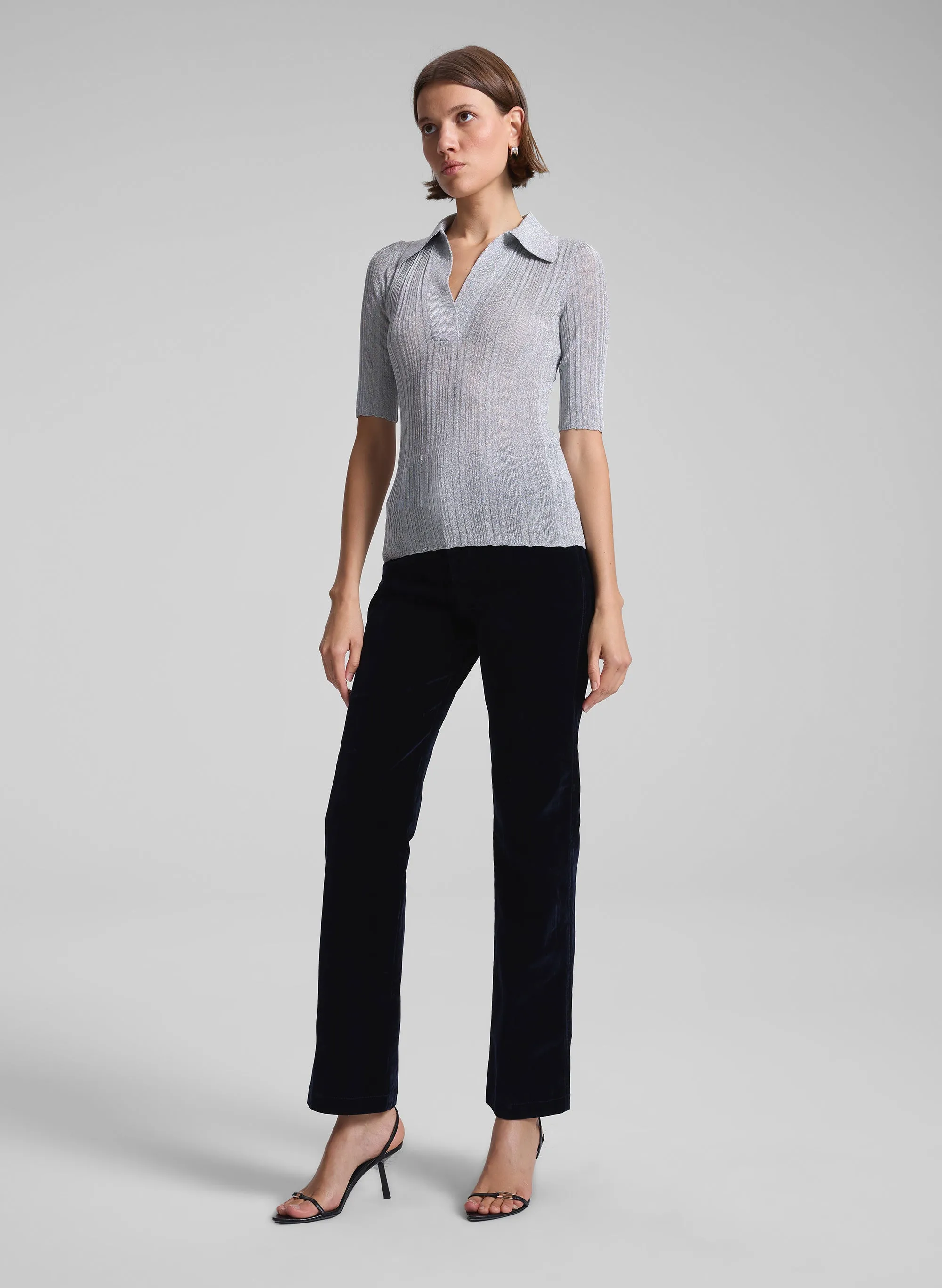 Joey Metallic Knit Top sold by A.L.C. product image thumbnail 4