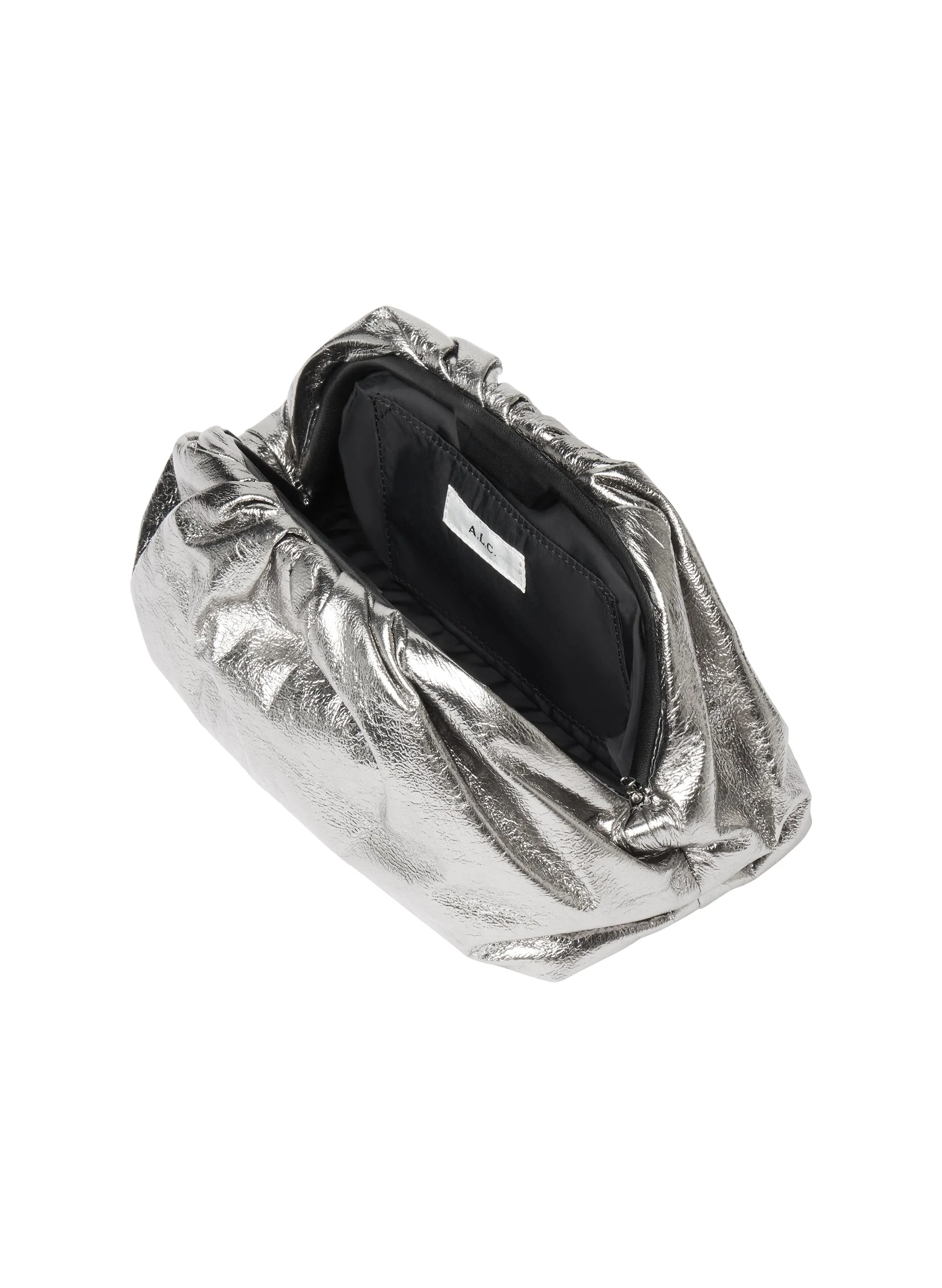 Milo Metallic Vegan Leather Clutch sold by A.L.C. product image thumbnail 3