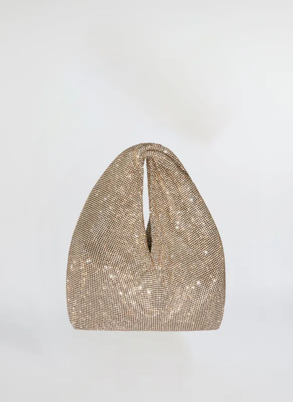 Paige Rhinestone Chain Mesh Bag sold by A.L.C.