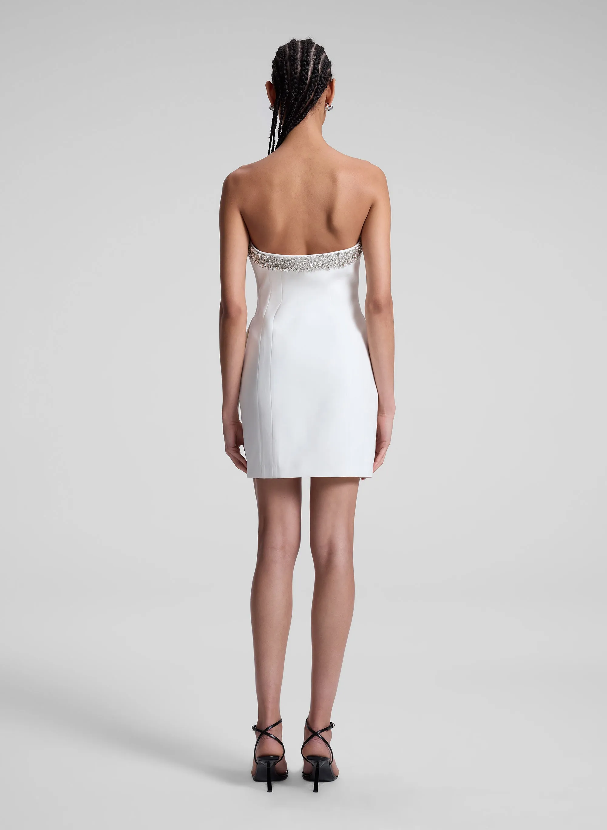 Elsie Embellished Trim Strapless Mini Dress sold by A.L.C. product image thumbnail 5