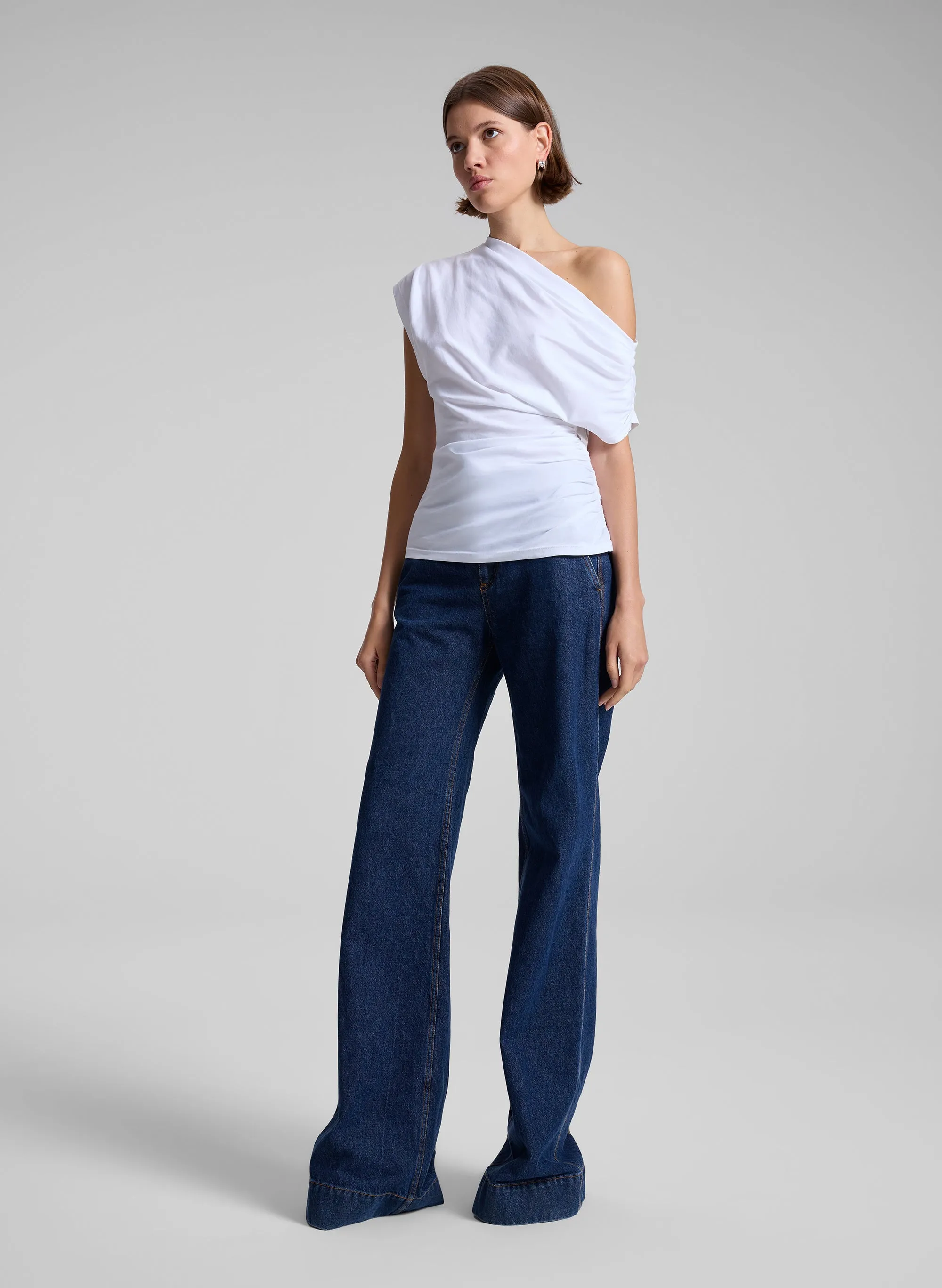 Alice Cotton One Shoulder Tee sold by A.L.C. product image thumbnail 4