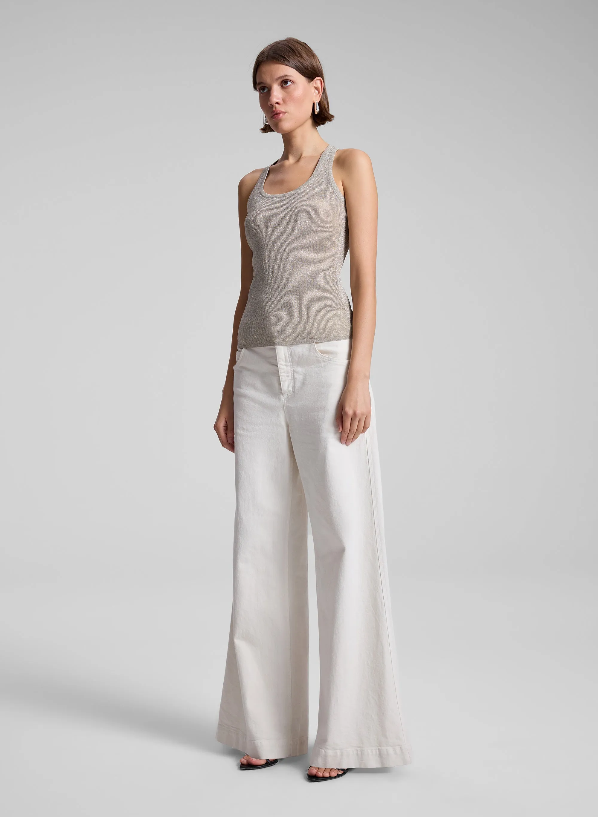 Iris Fine Lurex Tank sold by A.L.C. product image thumbnail 4