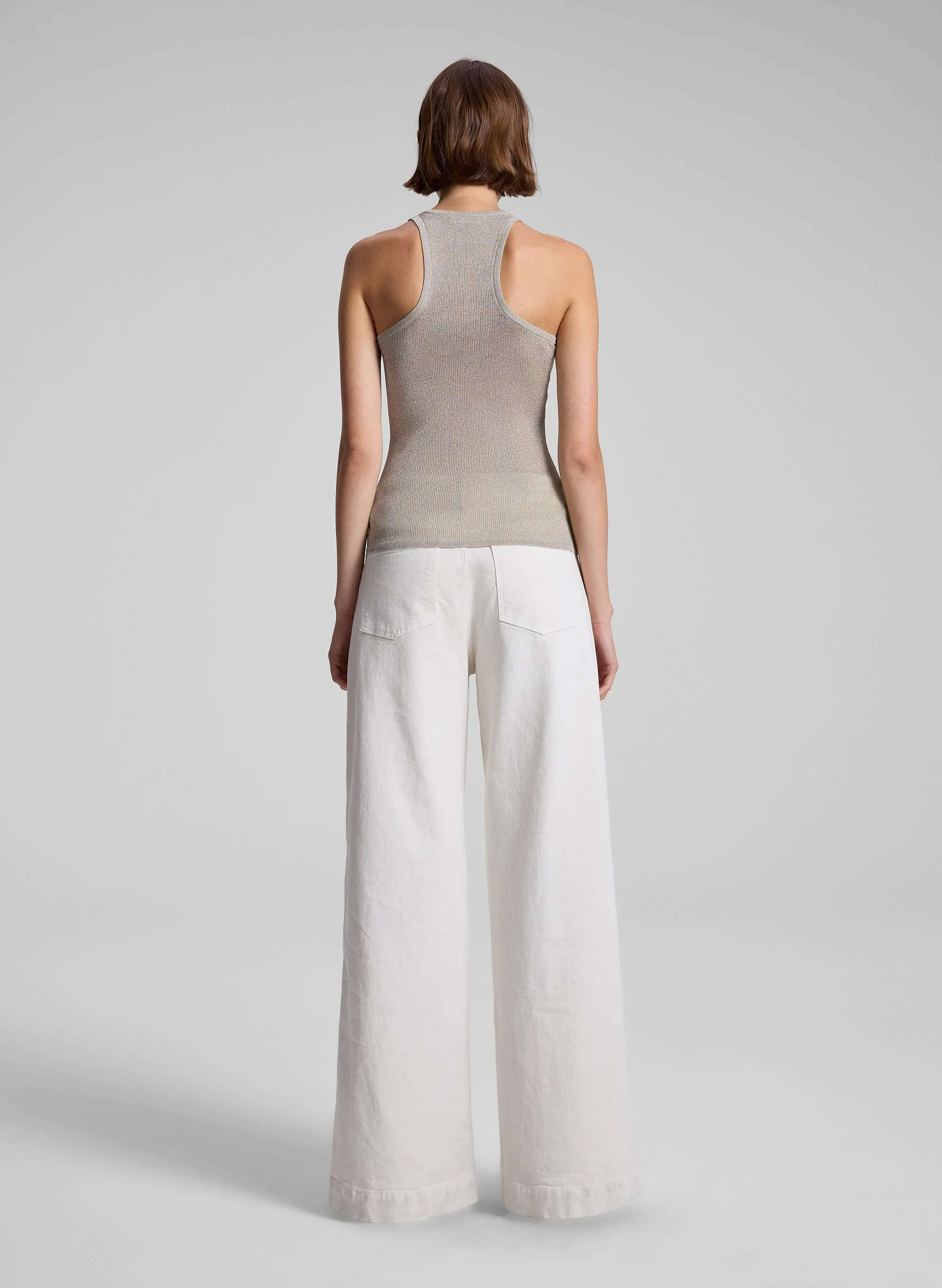 Iris Fine Lurex Tank sold by A.L.C. product image thumbnail 5