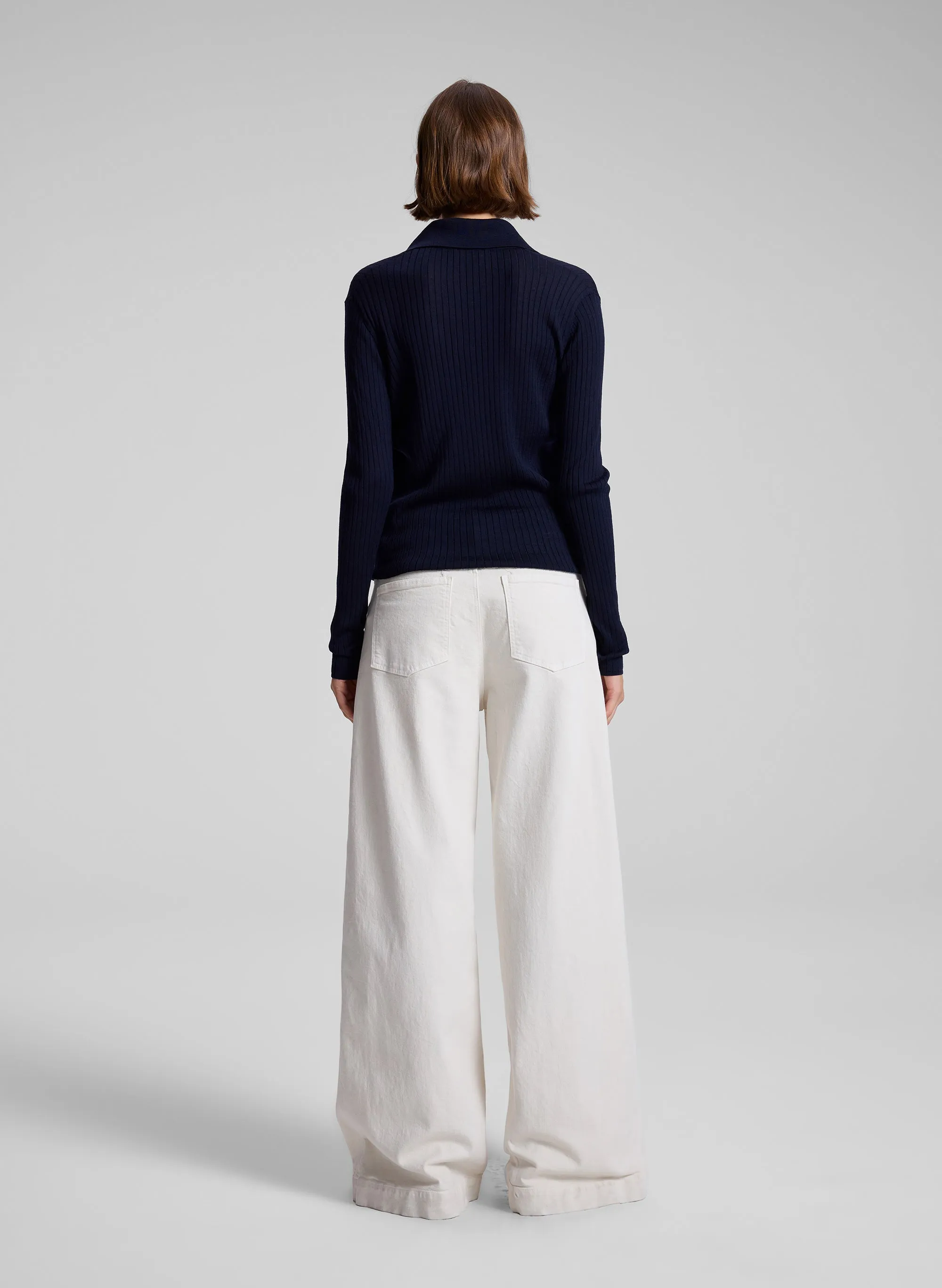 Alex Fine Merino Polo Top sold by A.L.C. product image thumbnail 5