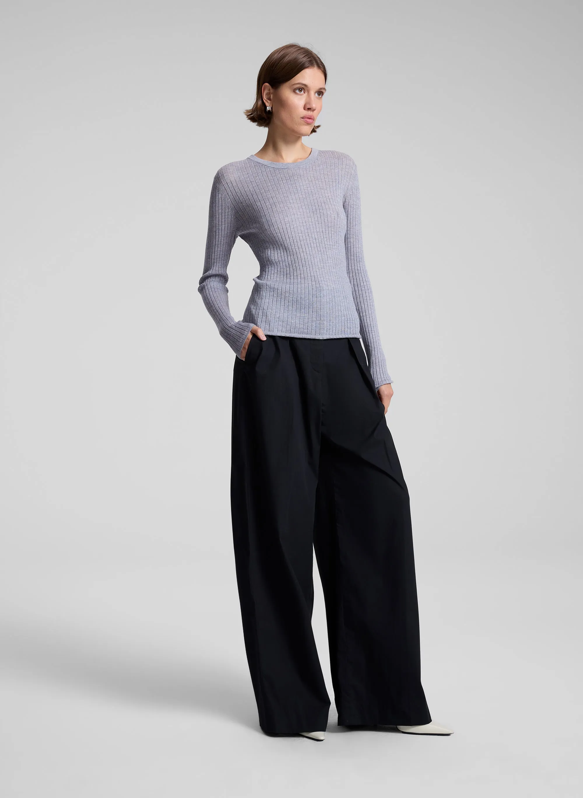 Kyle Ribbed Merino Top sold by A.L.C. product image thumbnail 3