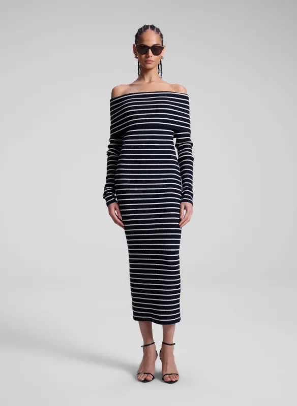 Evelyn Merino Off Shoulder Midi Dress sold by A.L.C.