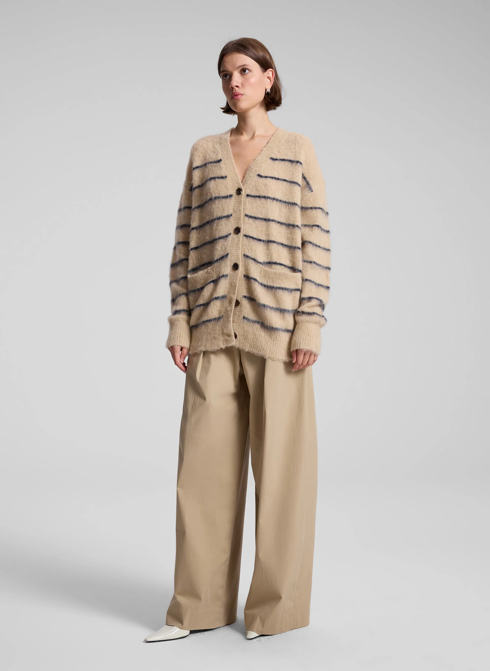 Cody Oversized Alpaca Cardigan sold by A.L.C. product image thumbnail 4