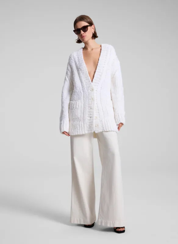 Lou Cashmere Silk Oversized Cardigan sold by A.L.C.