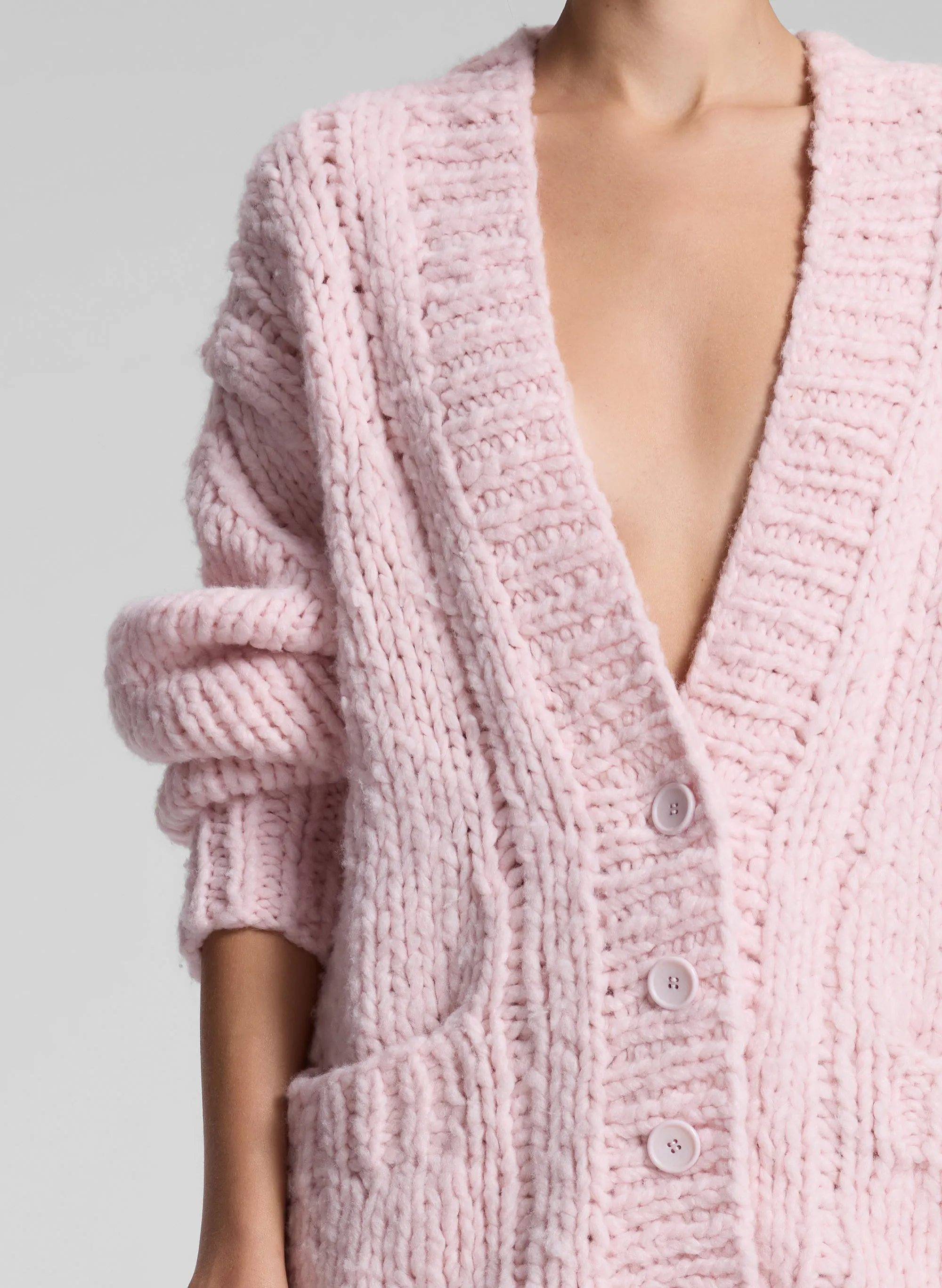 Lou Cashmere Silk Oversized Cardigan sold by A.L.C. product image thumbnail 2