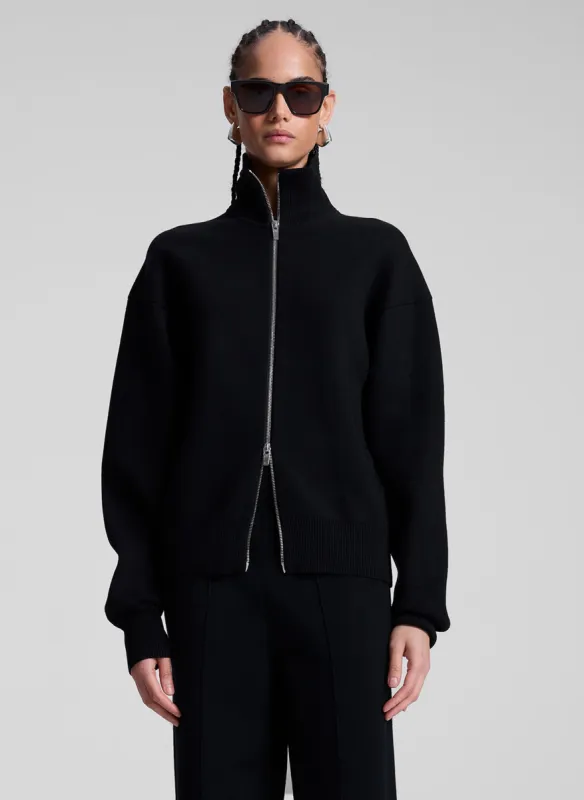 Oliver Knit Zip Cardigan made by A.L.C.