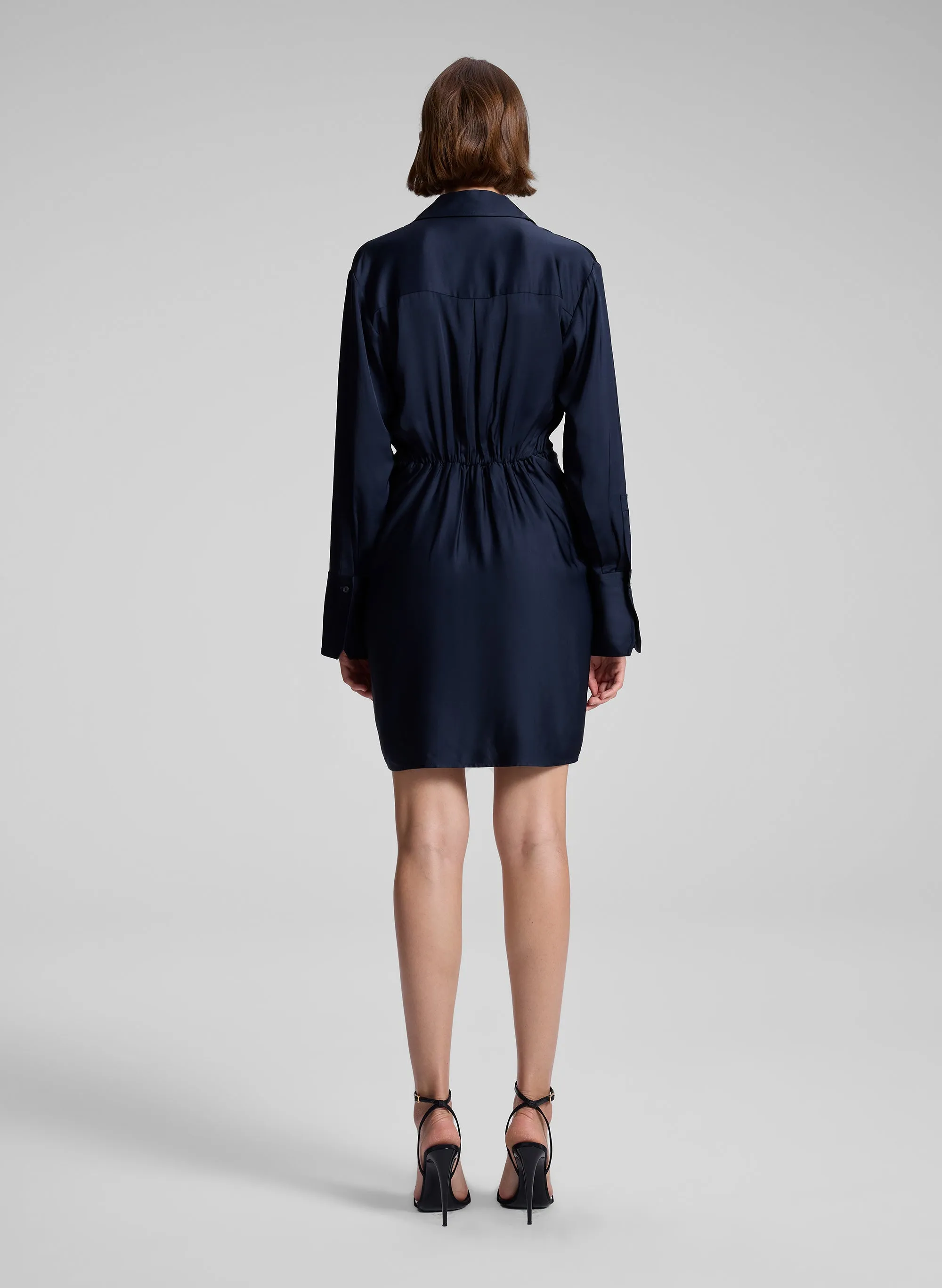Mia Satin Mini Shirtdress sold by A.L.C. product image thumbnail 5
