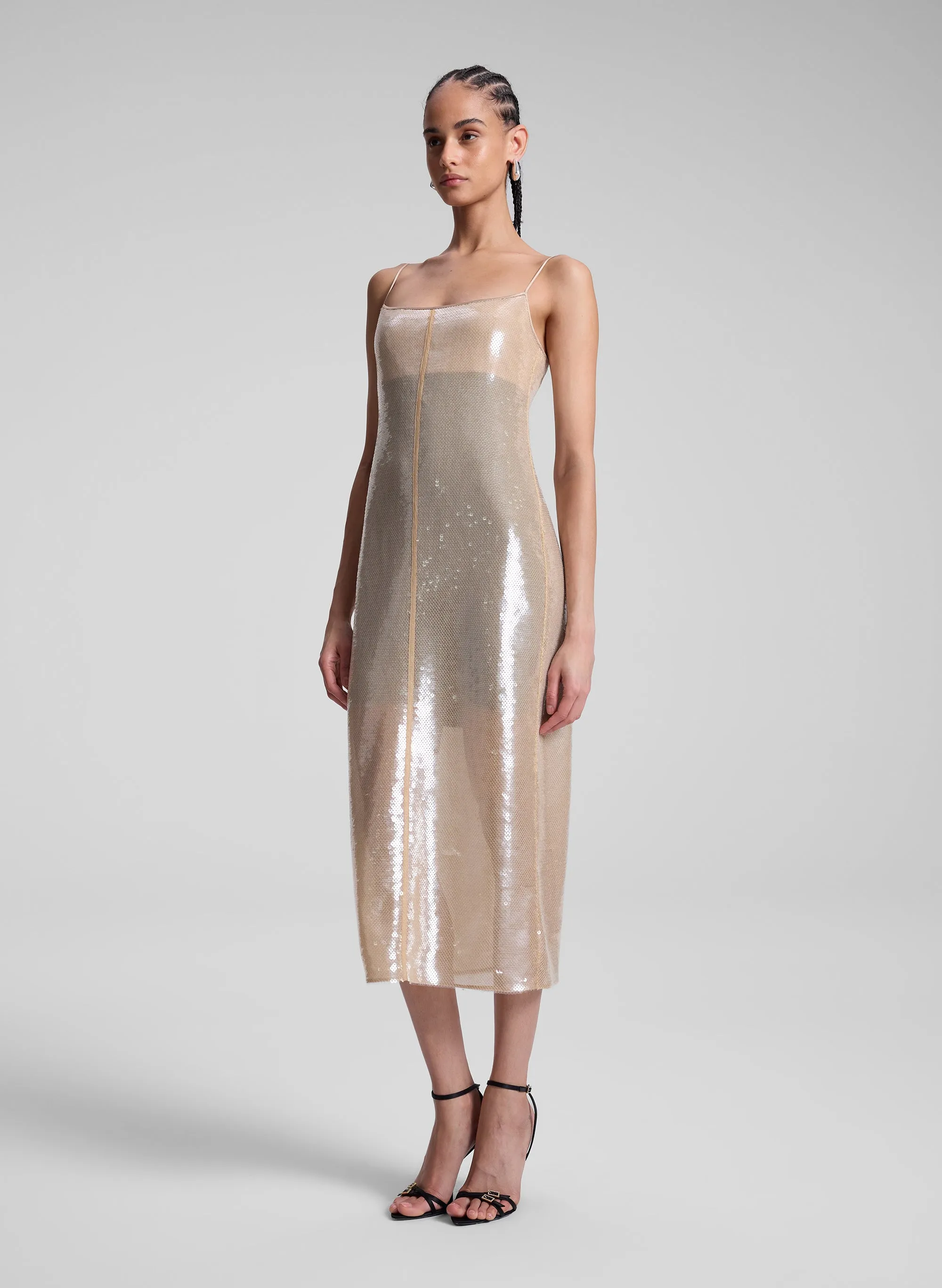 Danielle Sequin Embellished Midi Dress sold by A.L.C. product image thumbnail 4