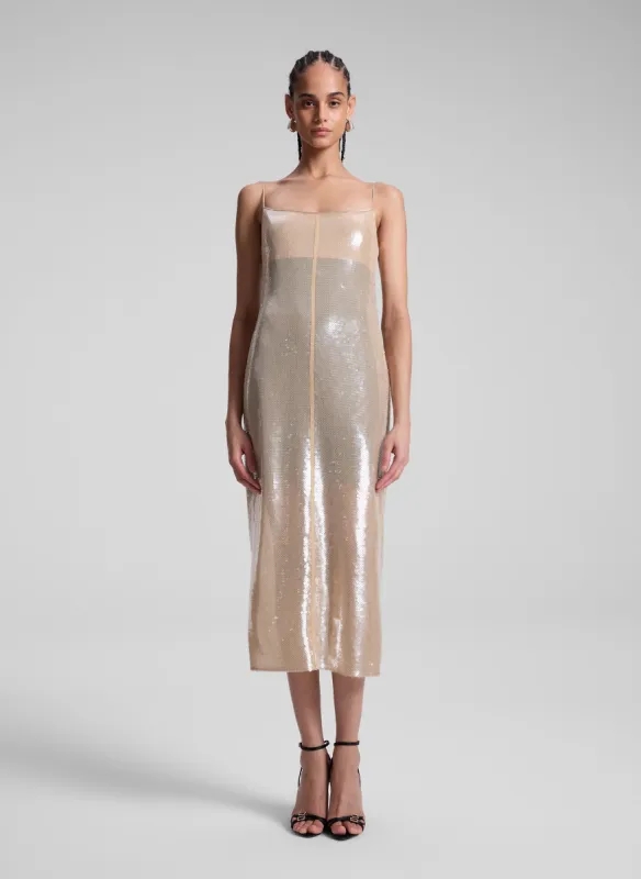 Danielle Sequin Embellished Midi Dress sold by A.L.C.