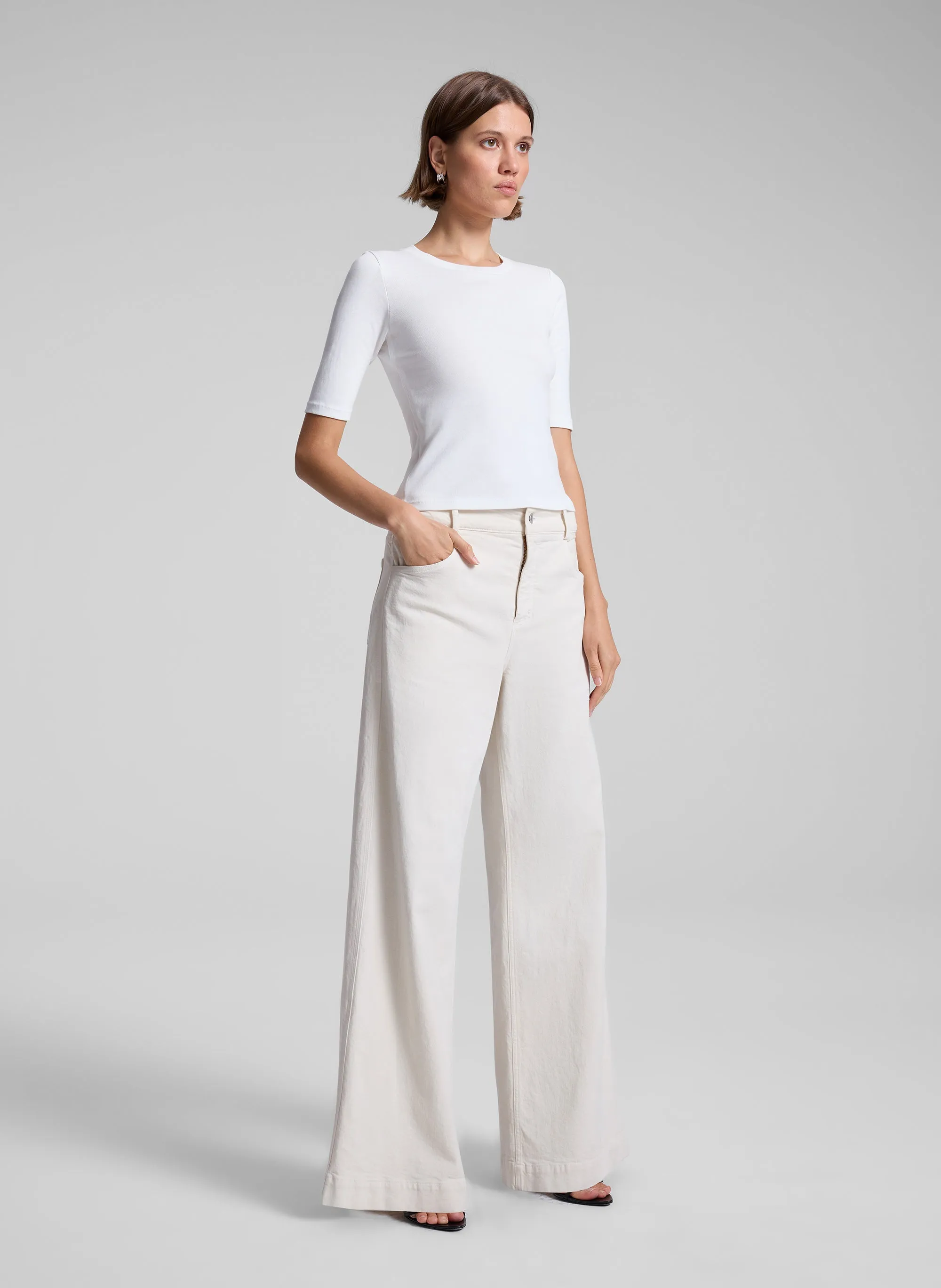 Rory Rib Tee sold by A.L.C. product image thumbnail 3