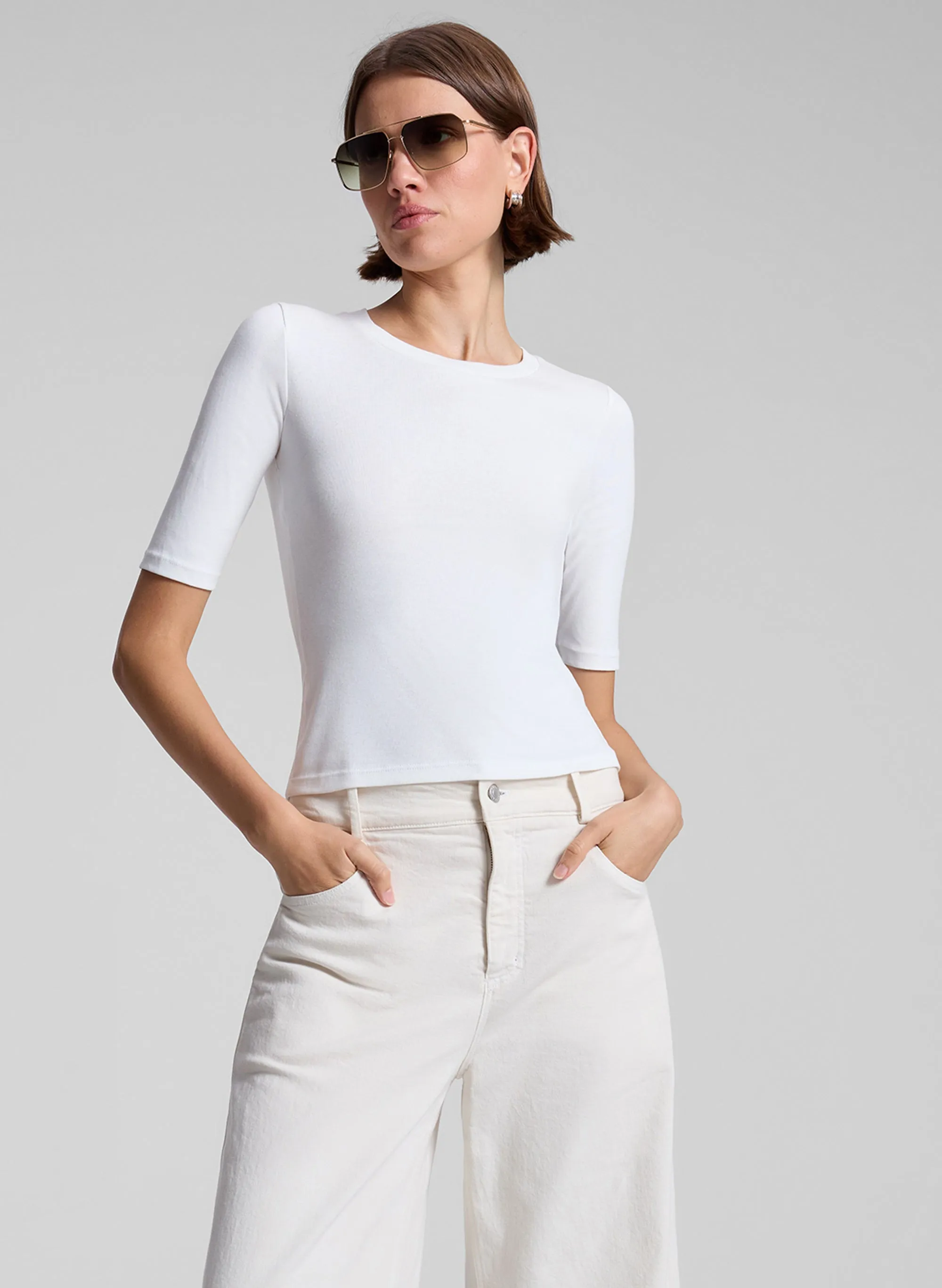 Rory Rib Tee sold by A.L.C.