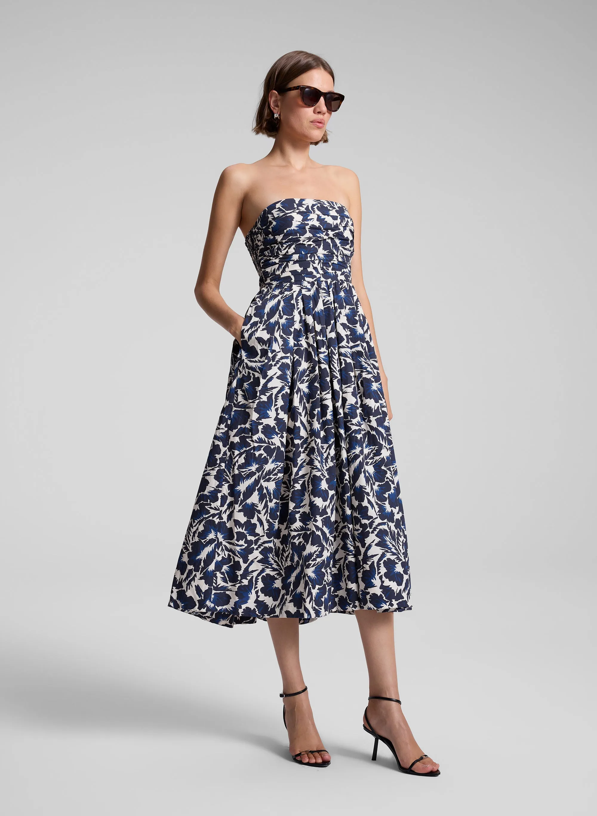 Tate Strapless Midi Dress sold by A.L.C.