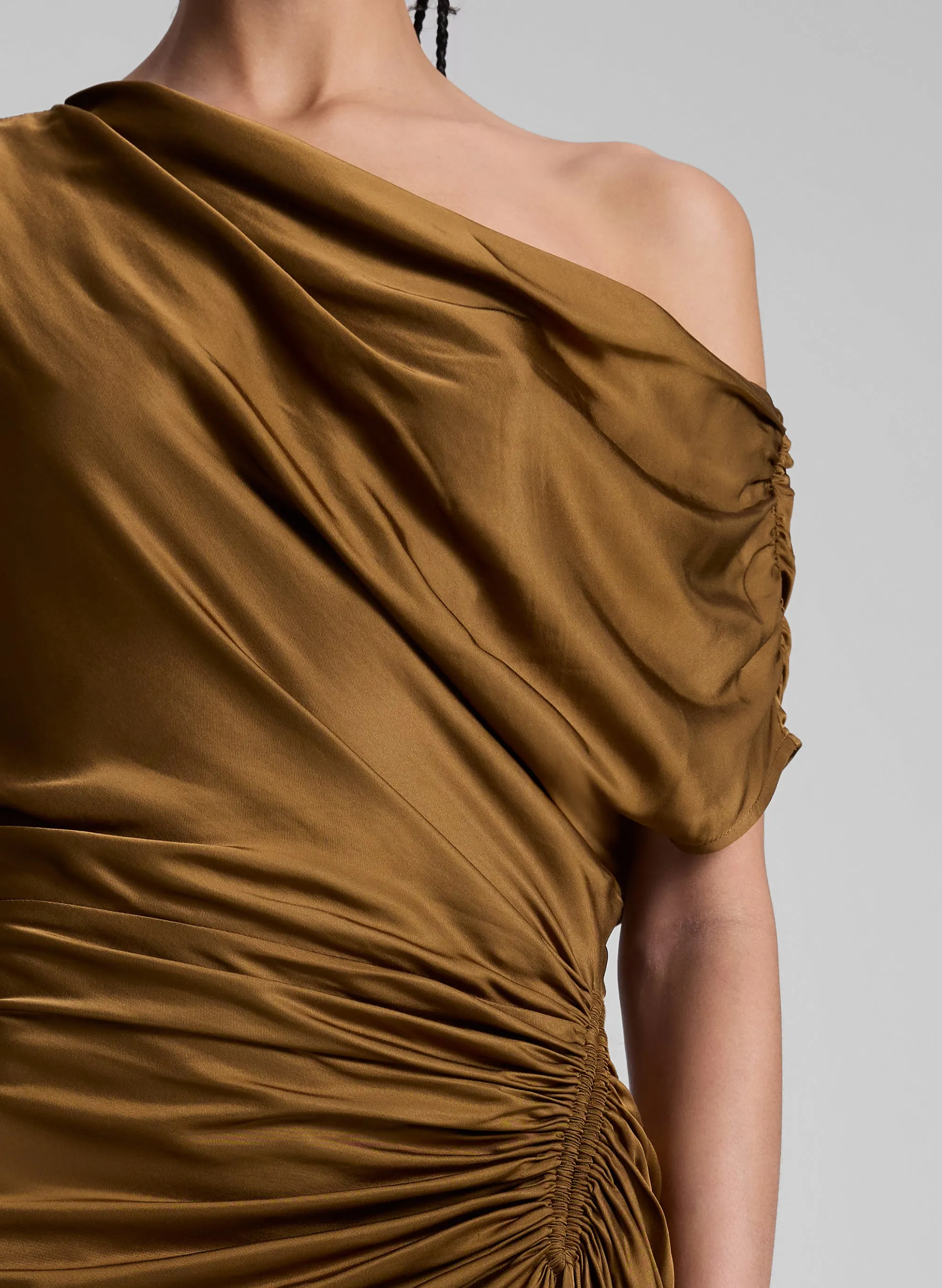 Penny Satin Midi Dress sold by A.L.C. product image thumbnail 2