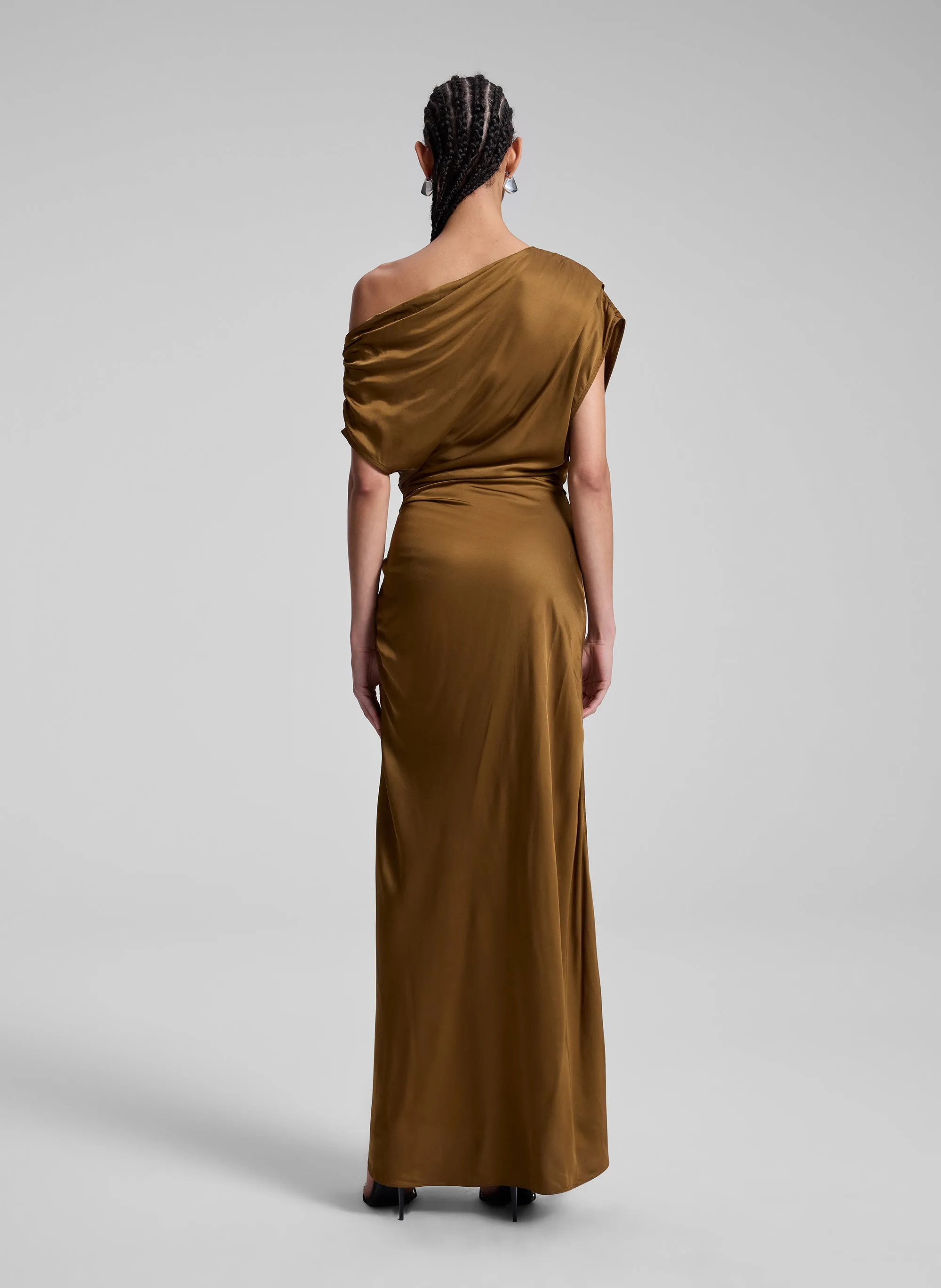 Penny Satin Midi Dress sold by A.L.C. product image thumbnail 5