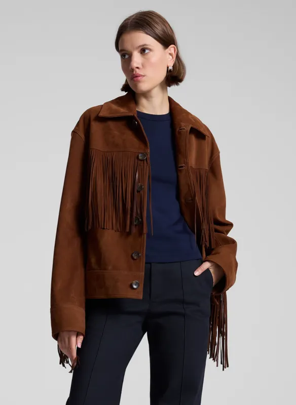 Wren Suede Fringe Jacket made by A.L.C.