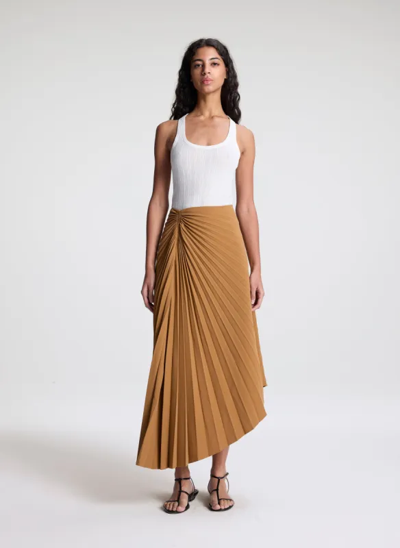 Tracy Pleated Tailored Skirt made by A.L.C.
