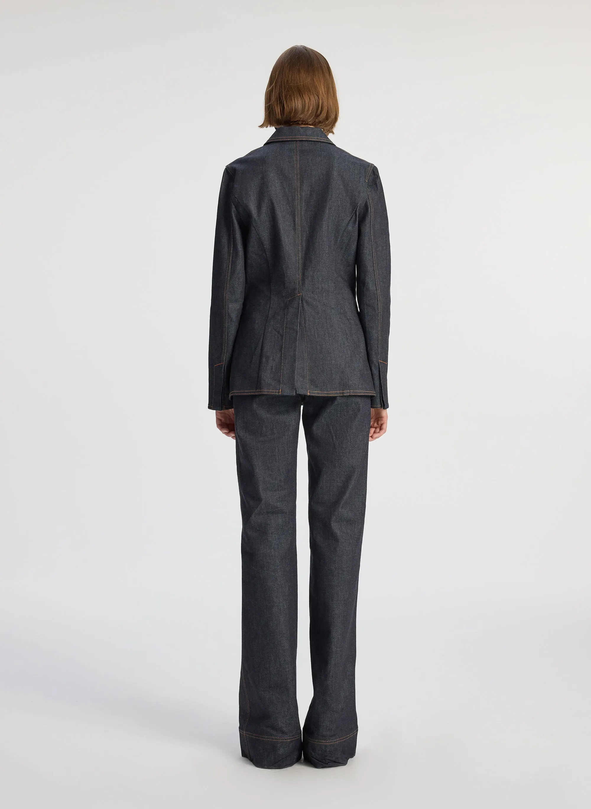 Stevie Raw Denim Jacket sold by A.L.C. product image thumbnail 5