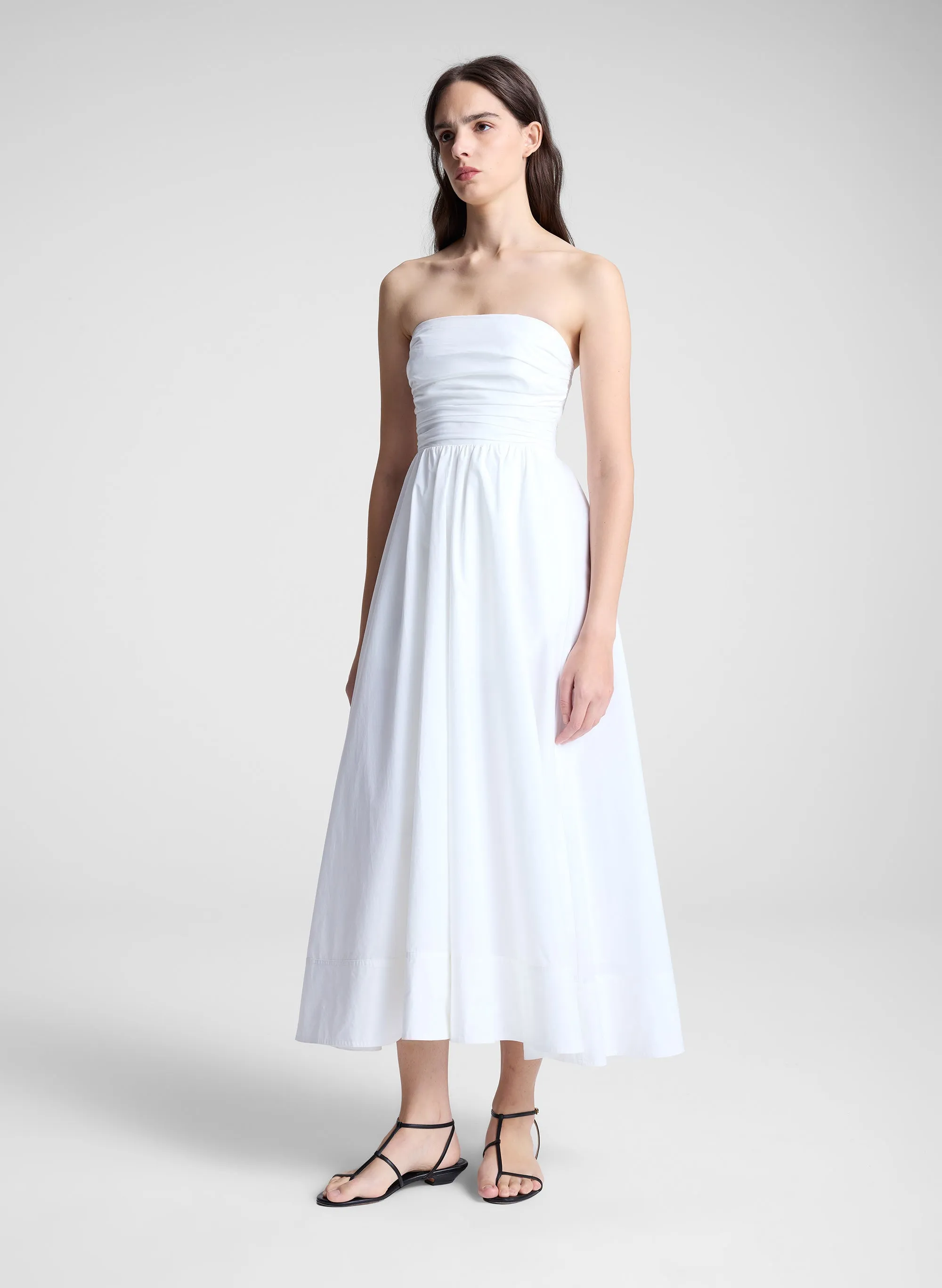 Tate Strapless Midi Dress sold by A.L.C. product image thumbnail 4