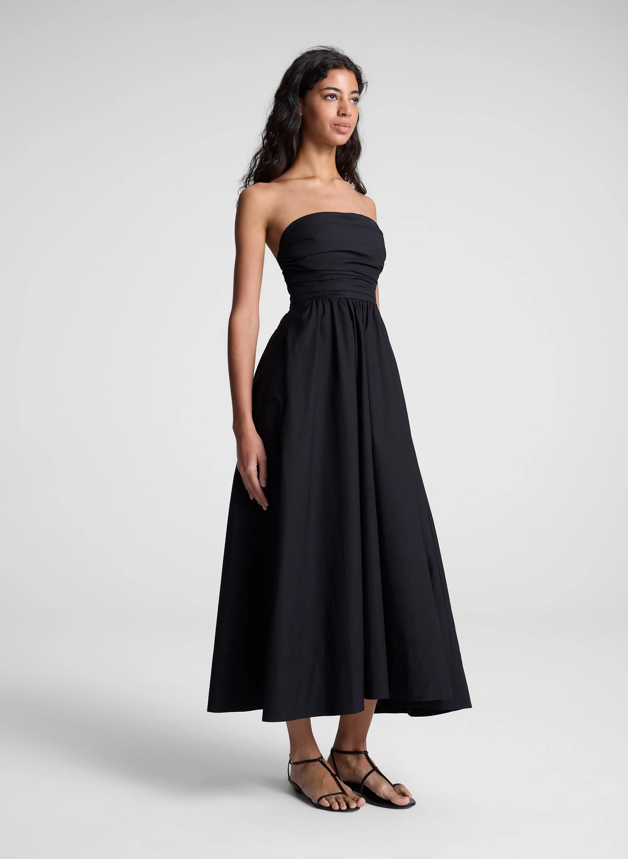 Tate Strapless Midi Dress sold by A.L.C.