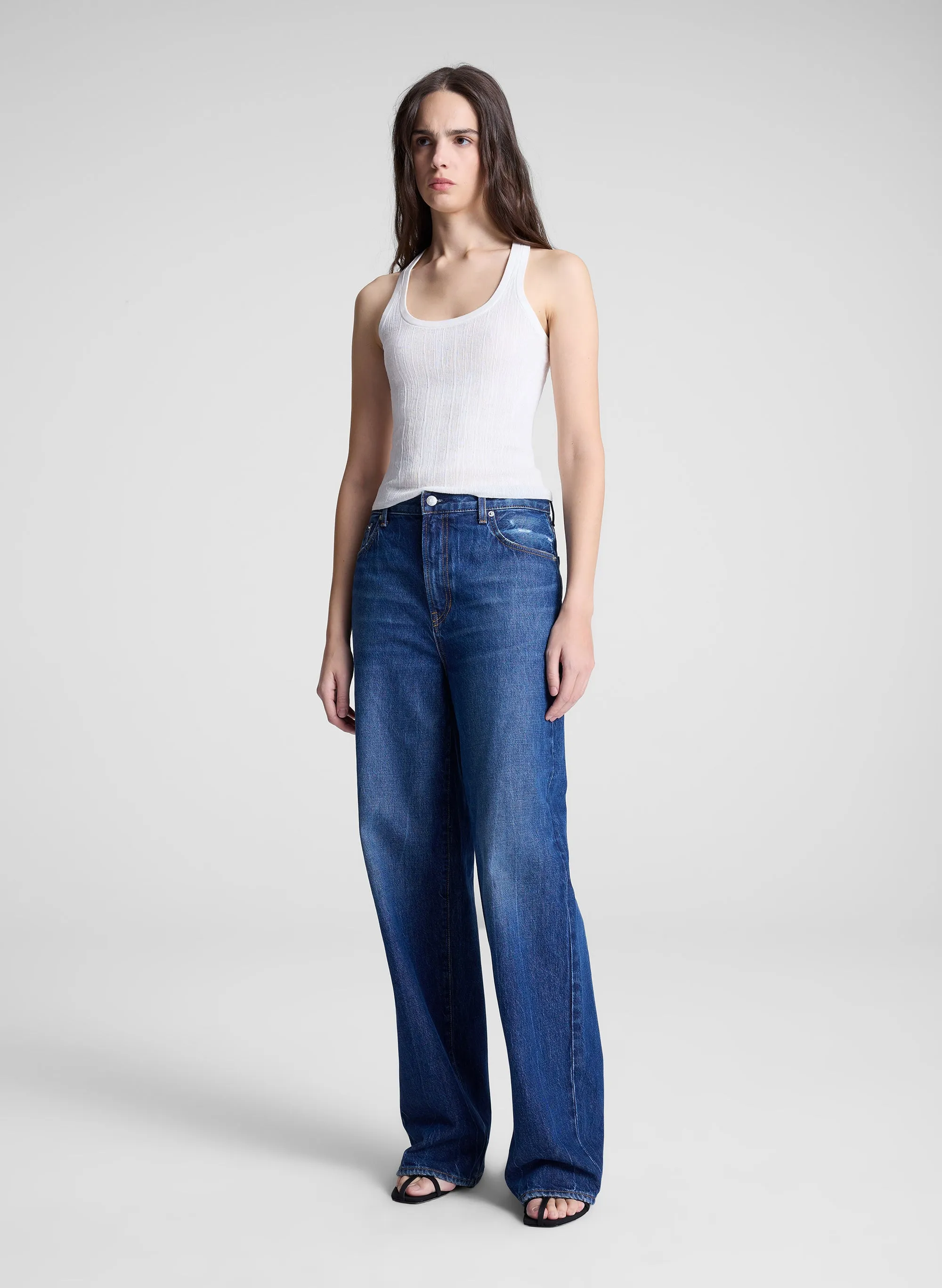 Iris Fine Cotton Knit Tank sold by A.L.C. product image thumbnail 4