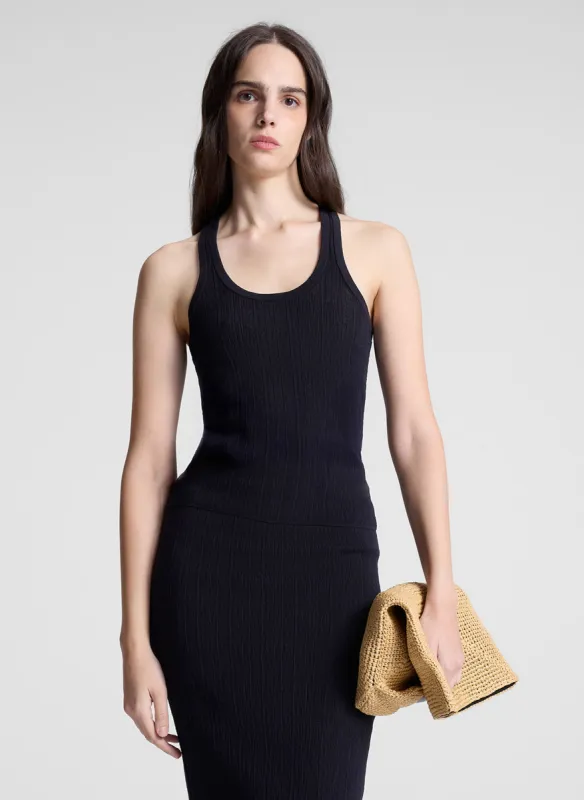 Iris Fine Cotton Knit Tank sold by A.L.C.