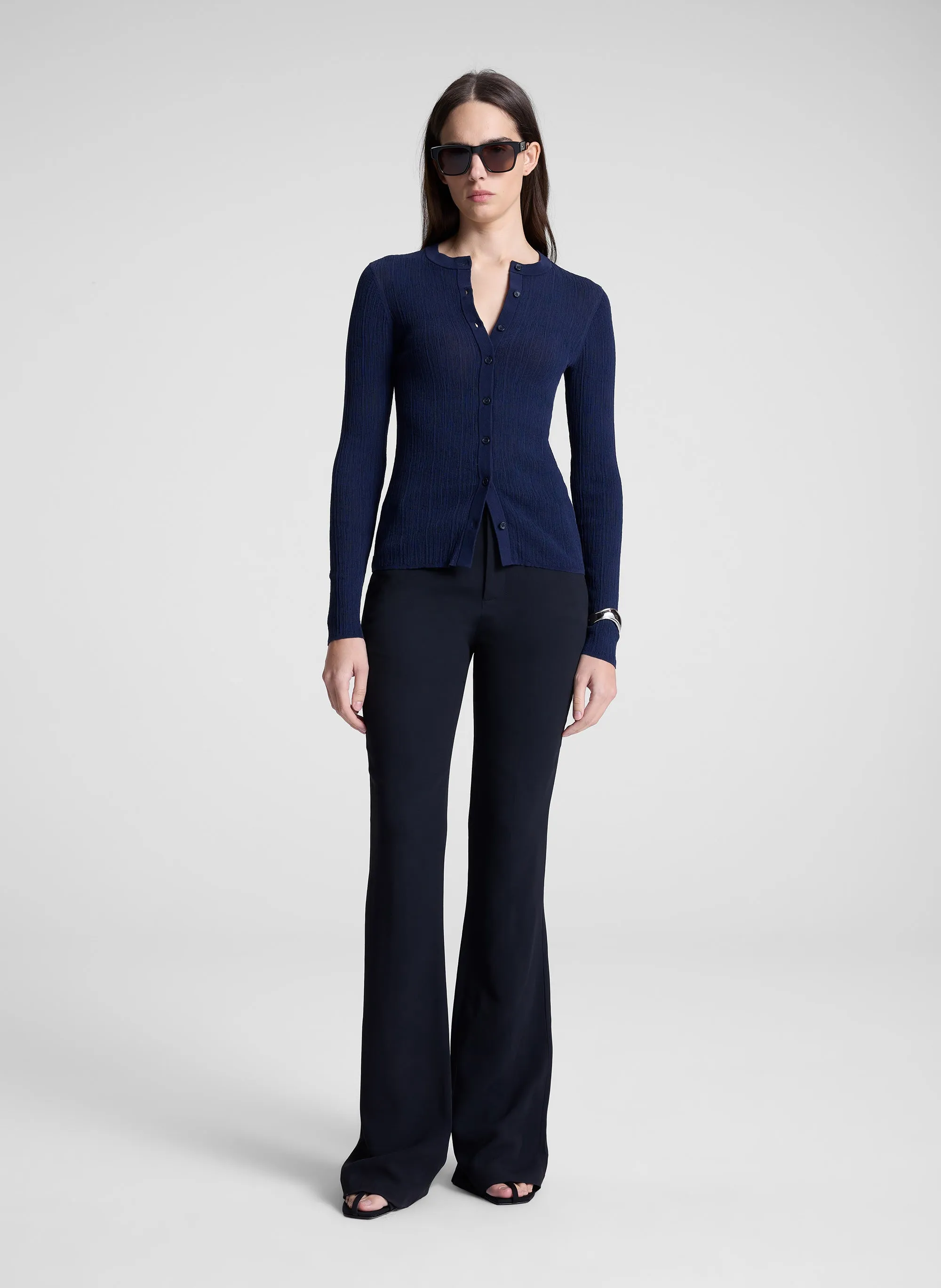 Fisher Fine Cotton Knit Cardigan sold by A.L.C.